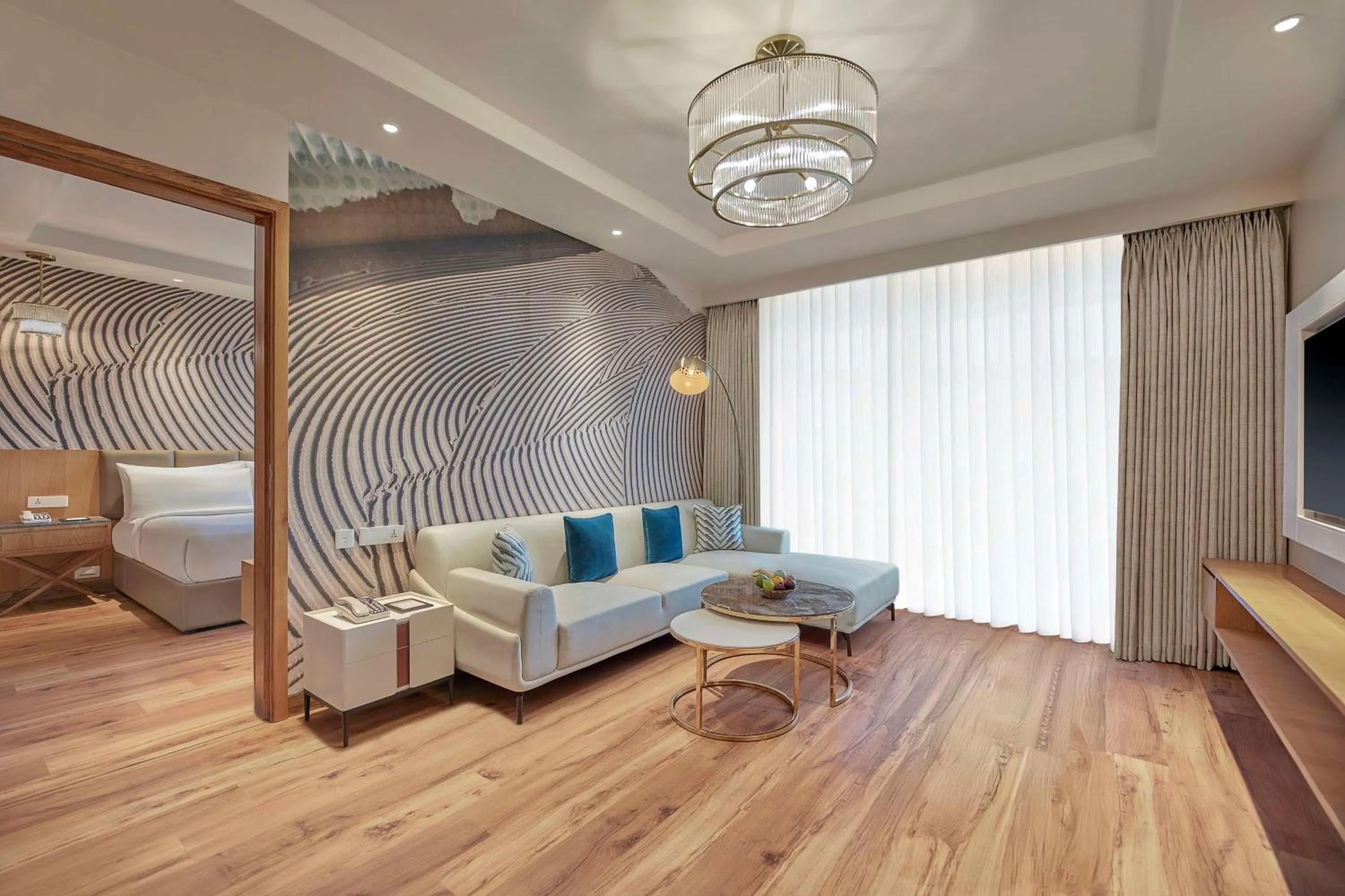 Living room in Doubletree By Hilton Varanasi
