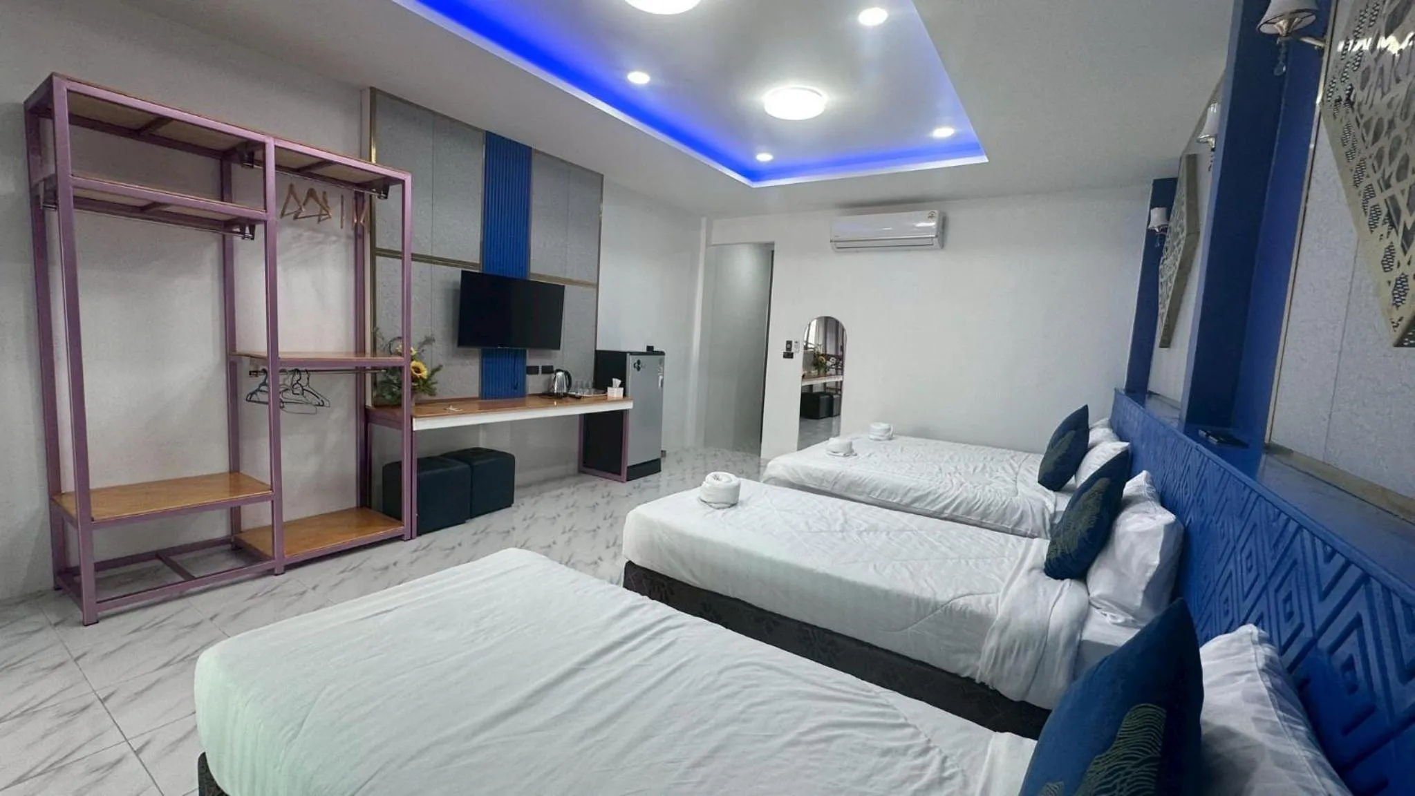 Bed in Art Nara Hotel อาร์ตนรารีสอร์ท