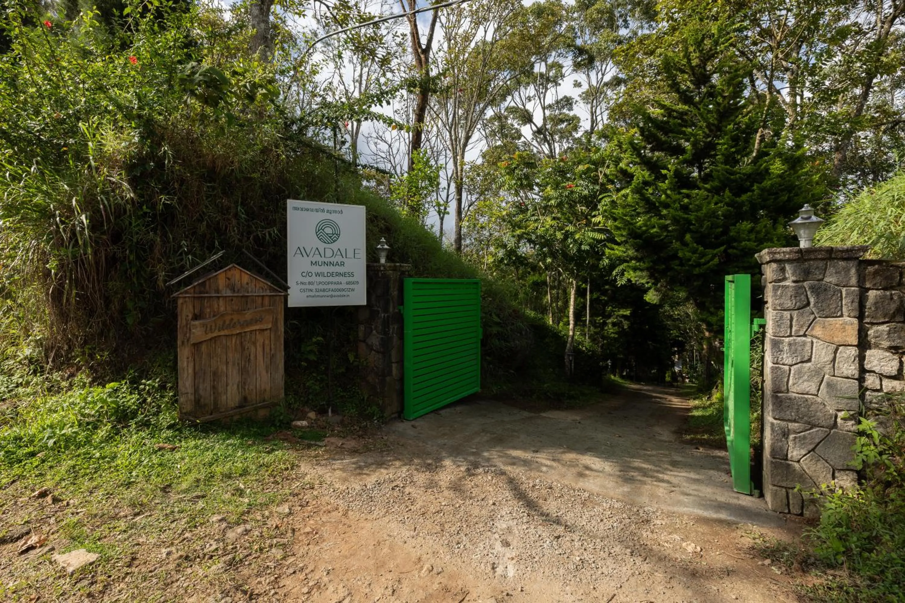 Facade/entrance in Avadale Munnar (Stag Groups Not Allowed)