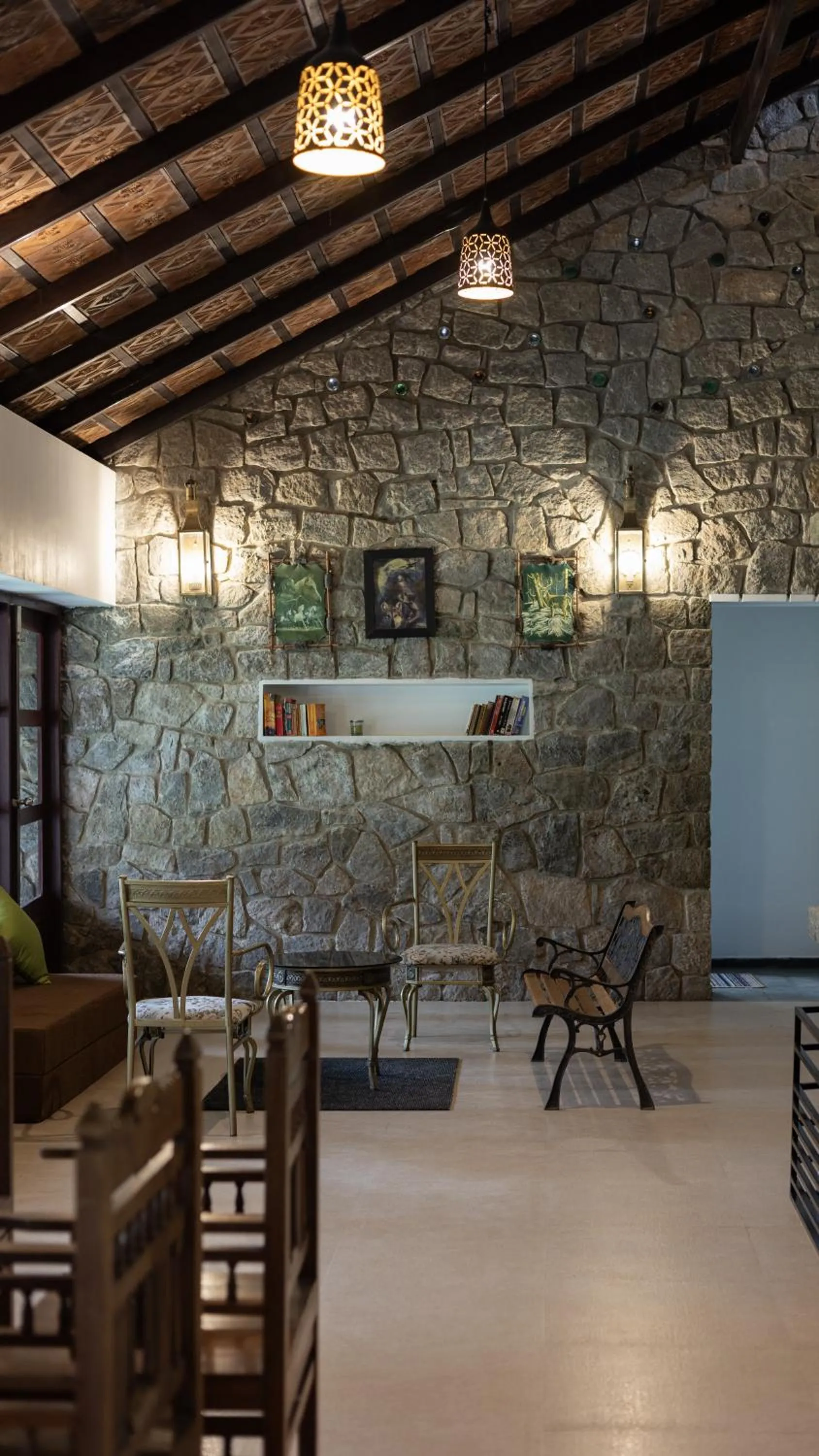 Living room in Avadale Munnar (Stag Groups Not Allowed)