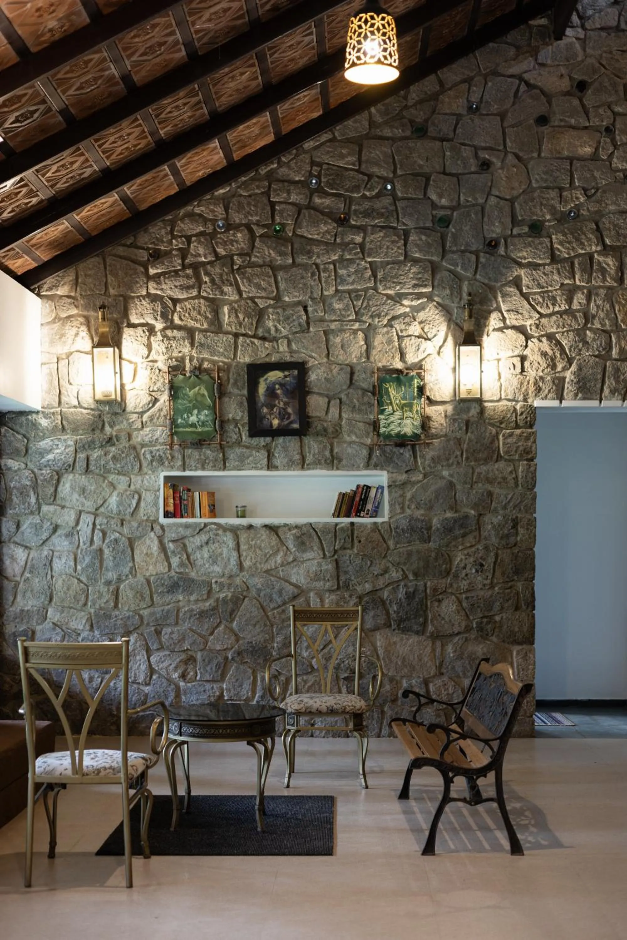 Living room in Avadale Munnar (Stag Groups Not Allowed)