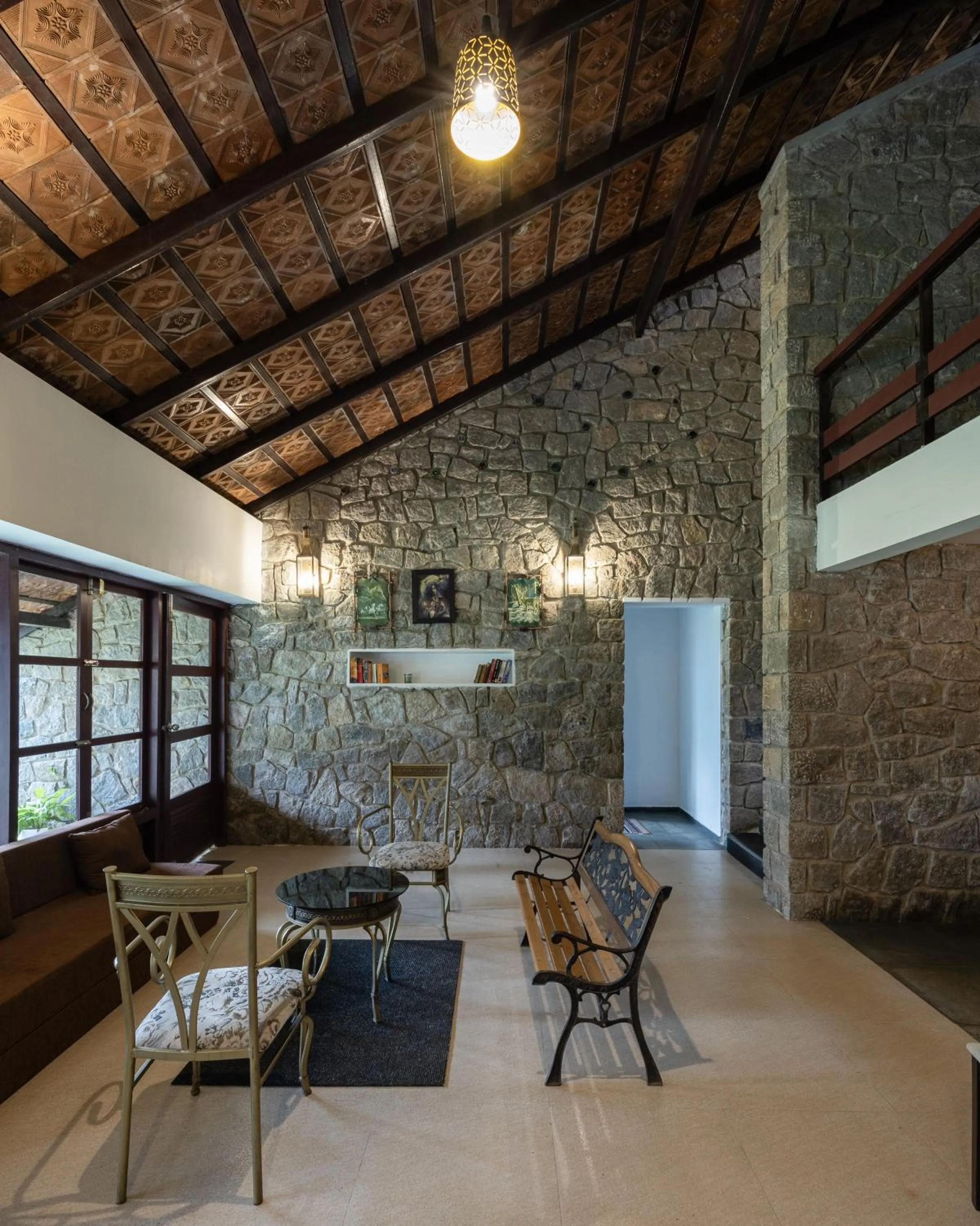 Living room in Avadale Munnar (Stag Groups Not Allowed)