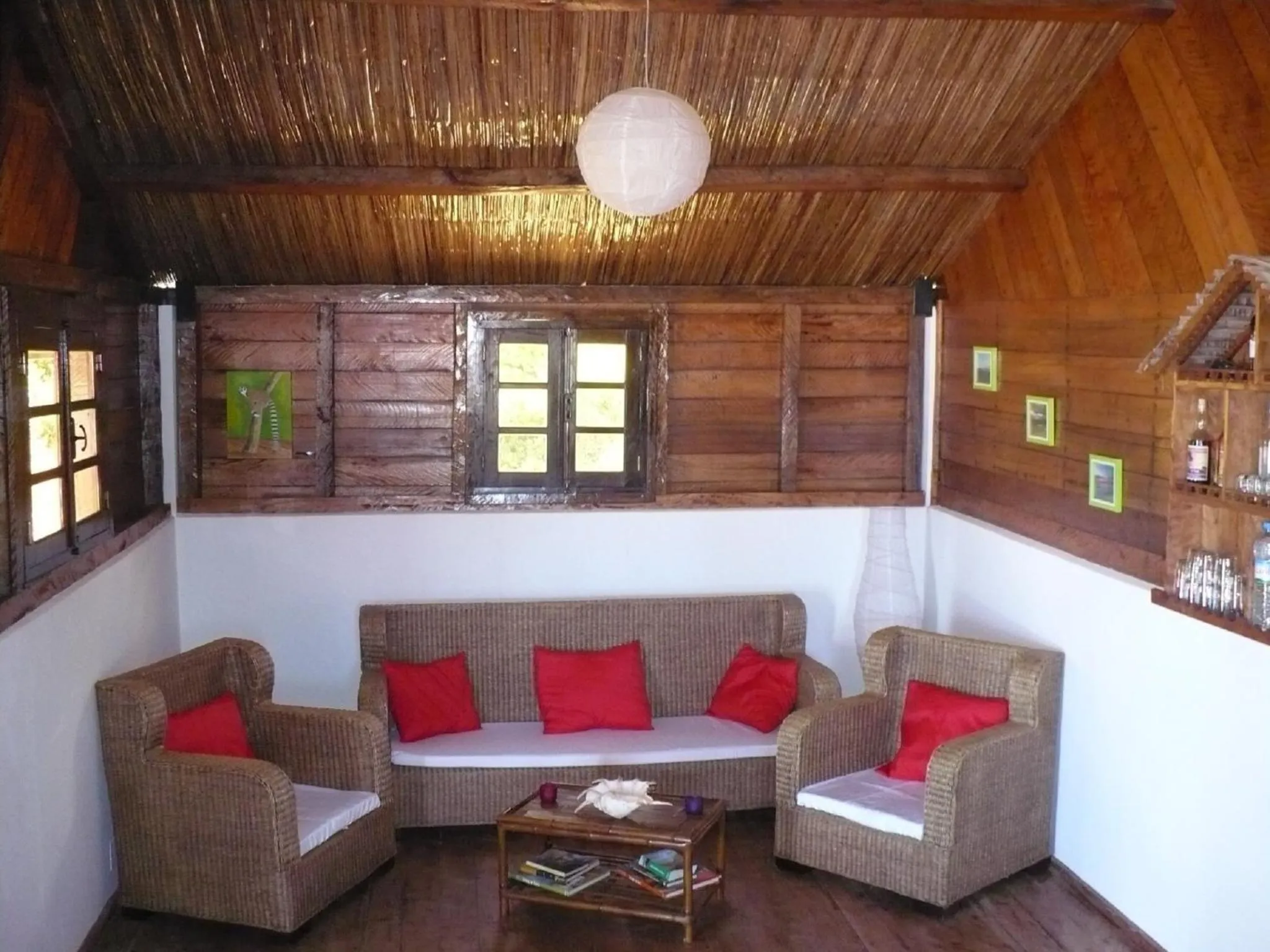 Seating area in Hotel Ecolodge Riake Resort & Villa