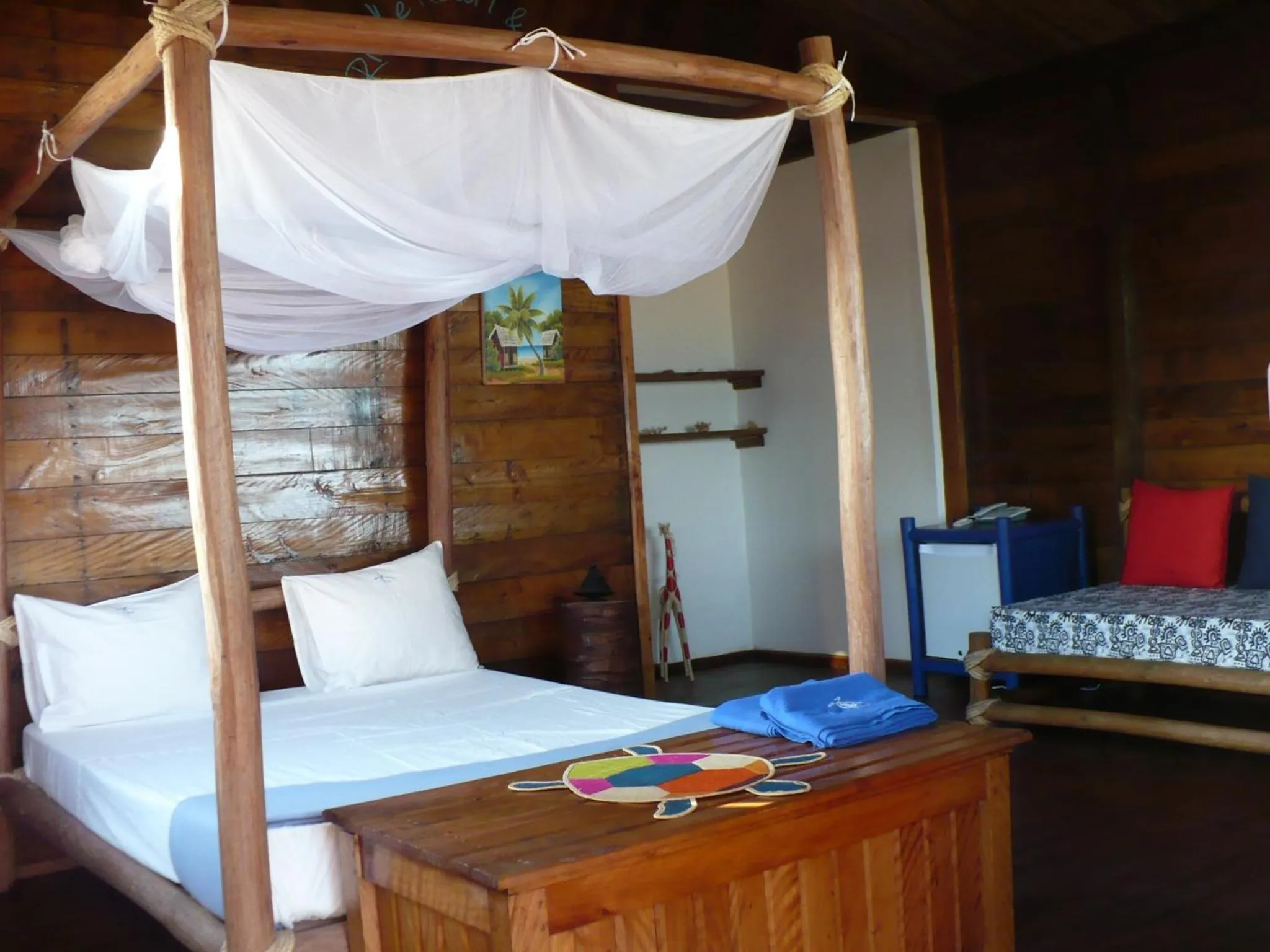 Bedroom, Bed in Hotel Ecolodge Riake Resort & Villa