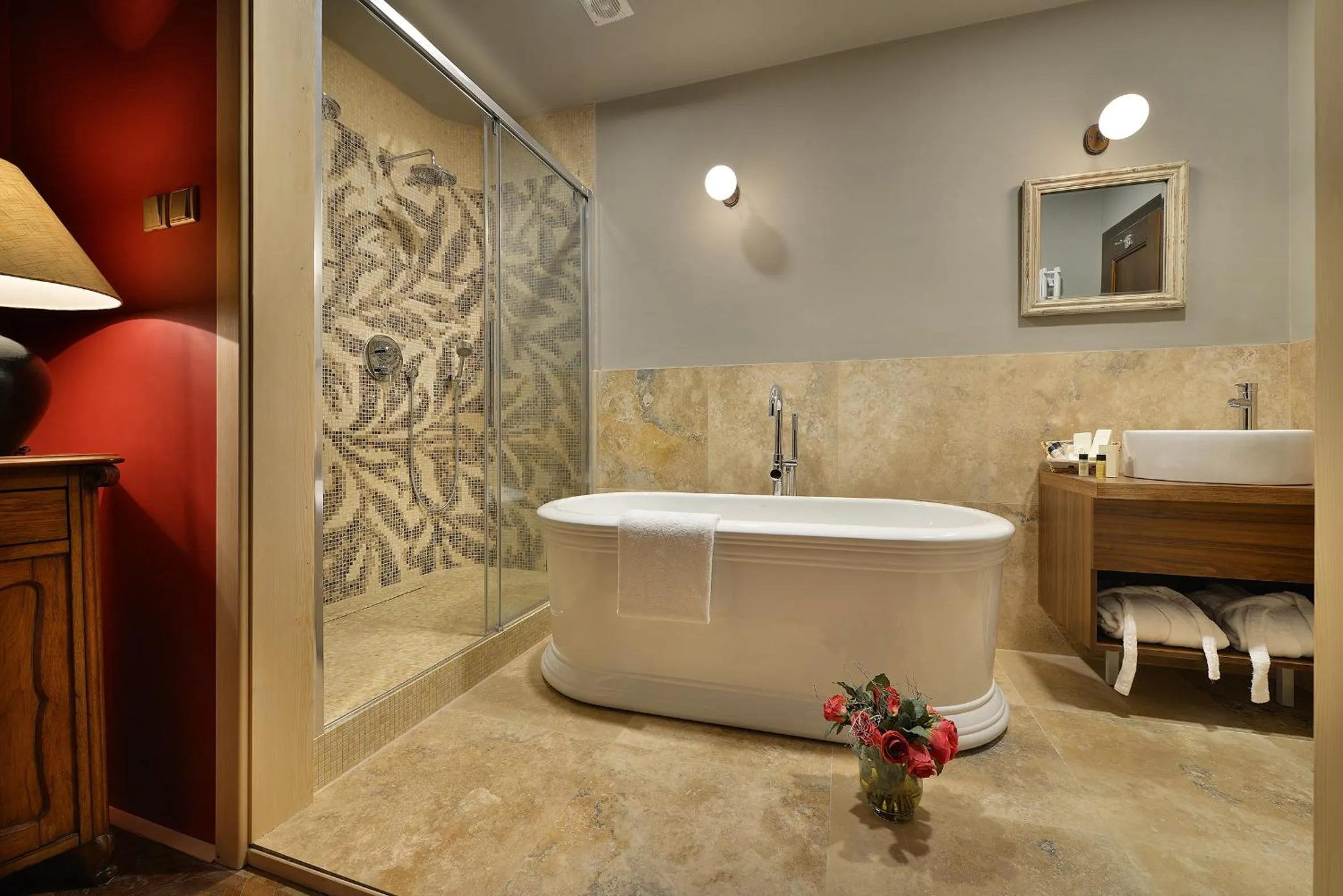 Bathroom in Chateau Loucen Garden Retreat