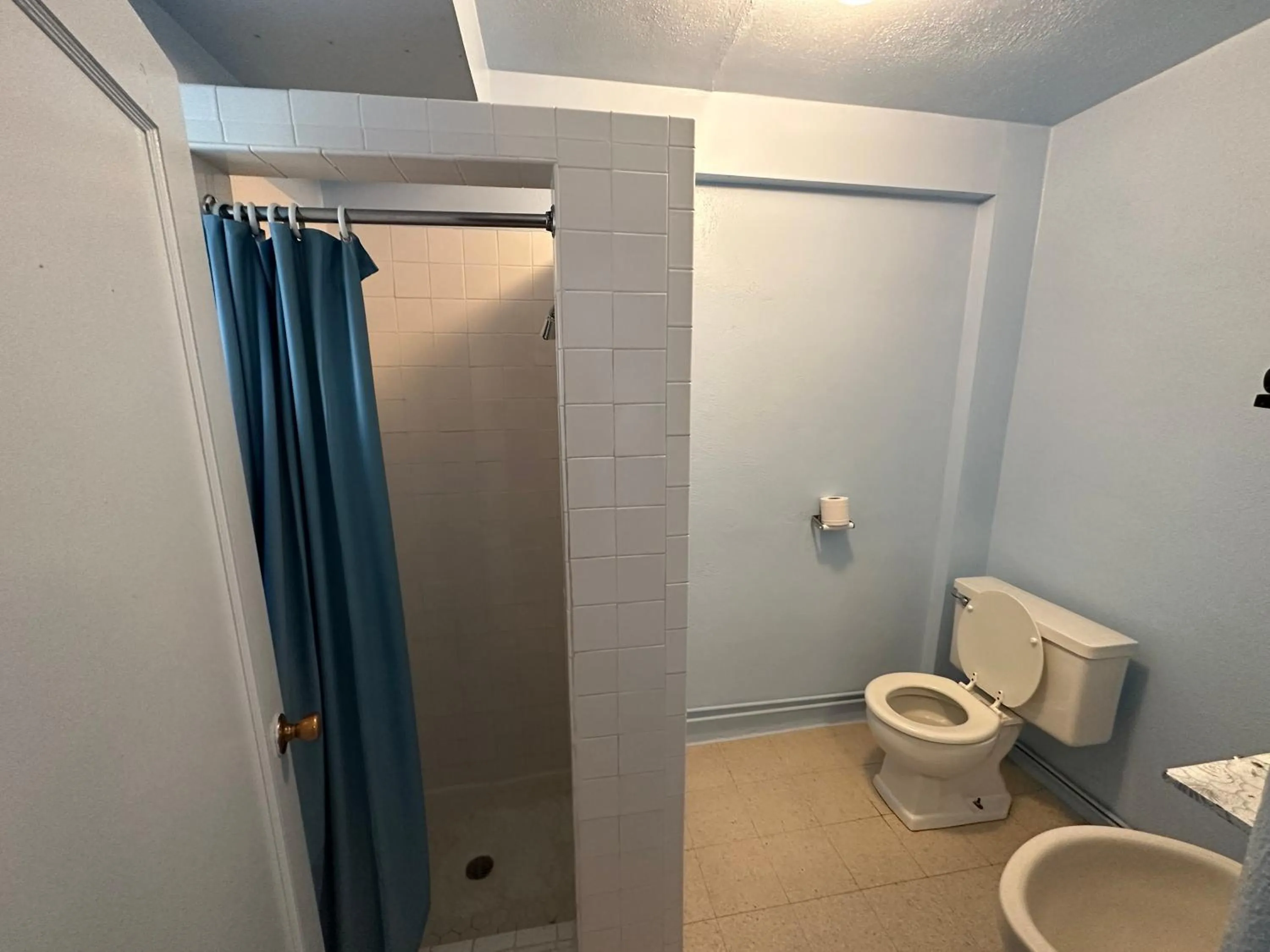 Toilet in Maverick Motel