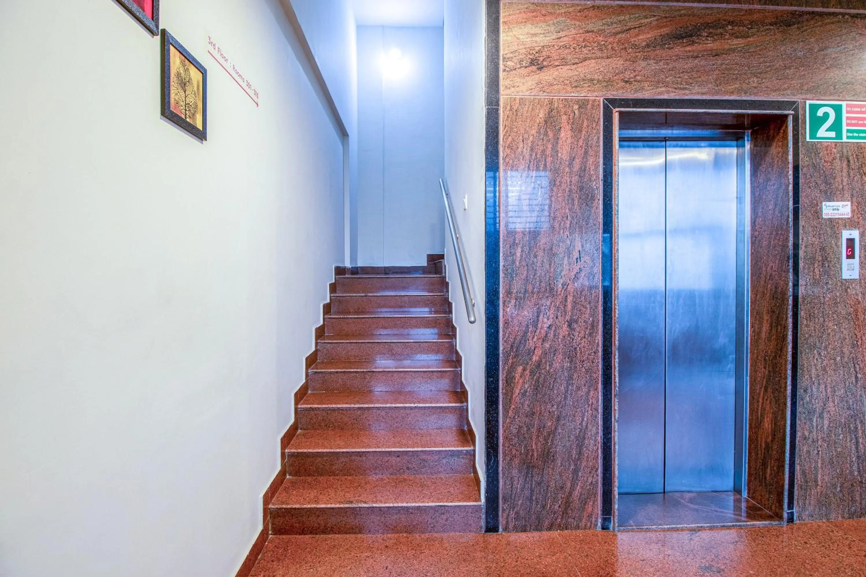 elevator in Hotel Royal Classio, Bangalore