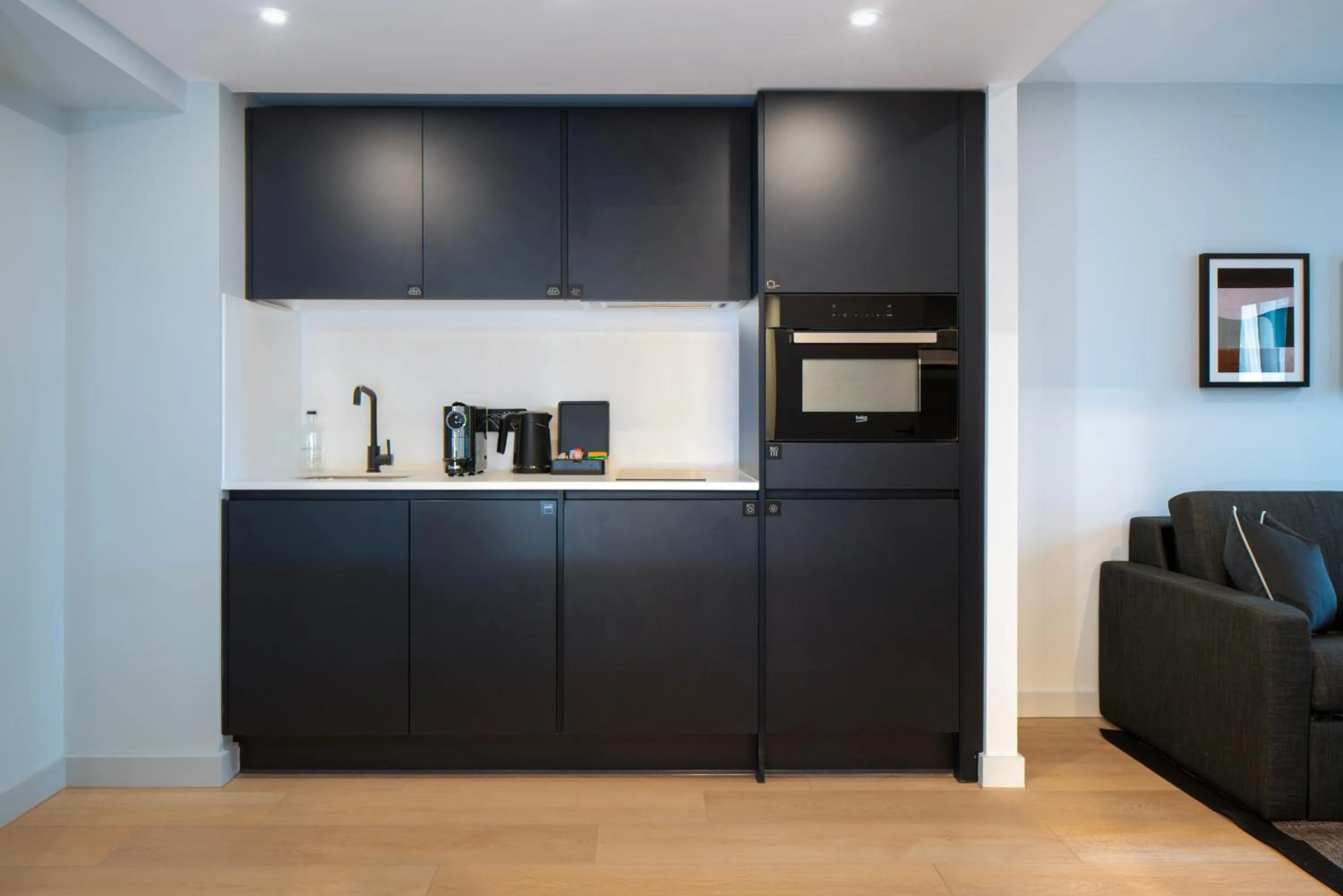 kitchen in Aparthotel Birmingham