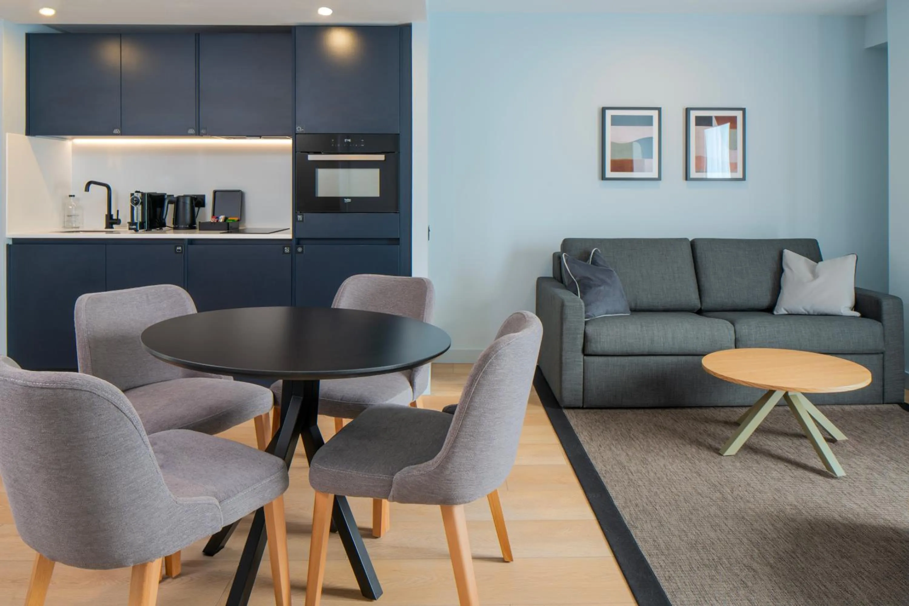 Living room in Aparthotel Birmingham