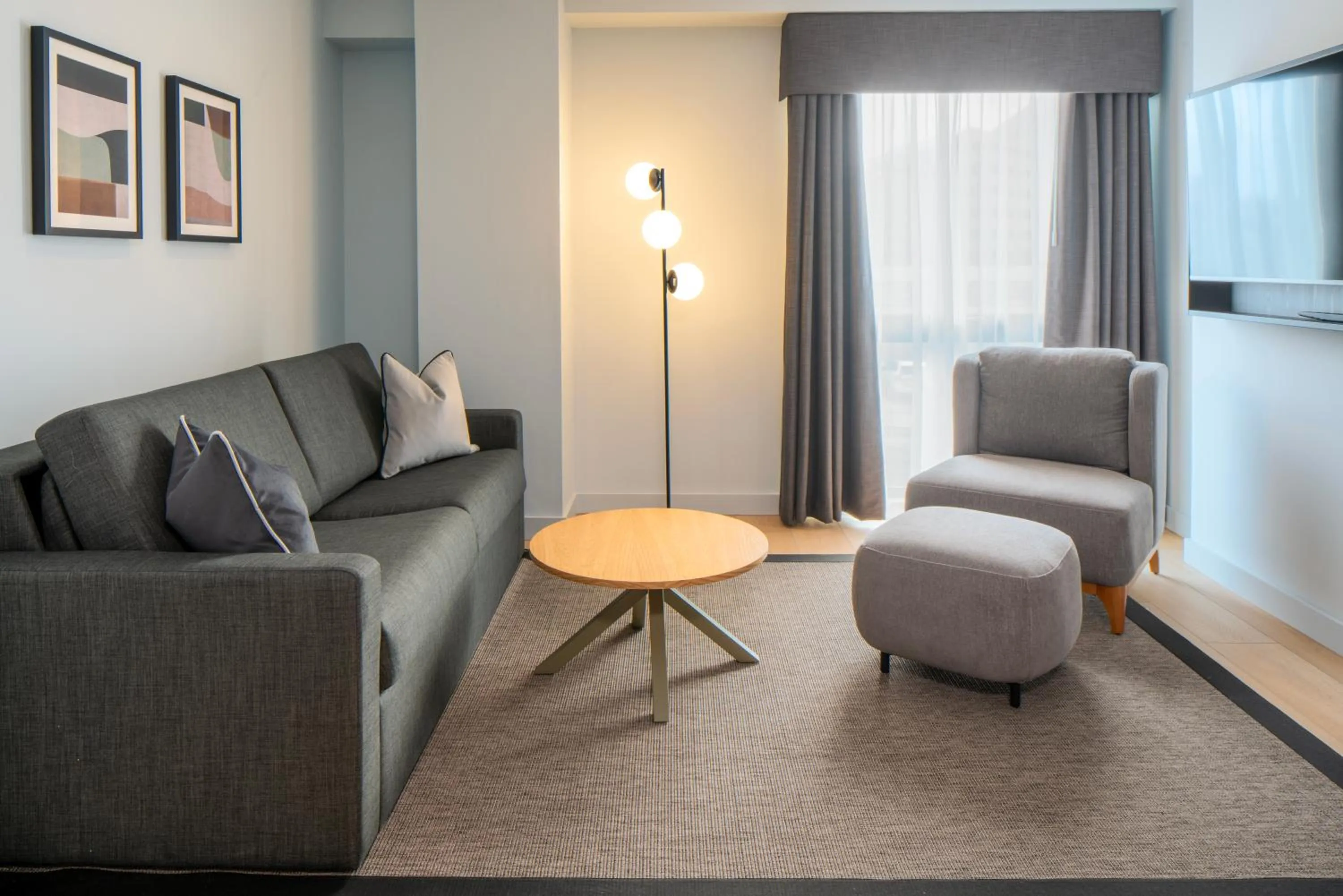 Living room in Aparthotel Birmingham