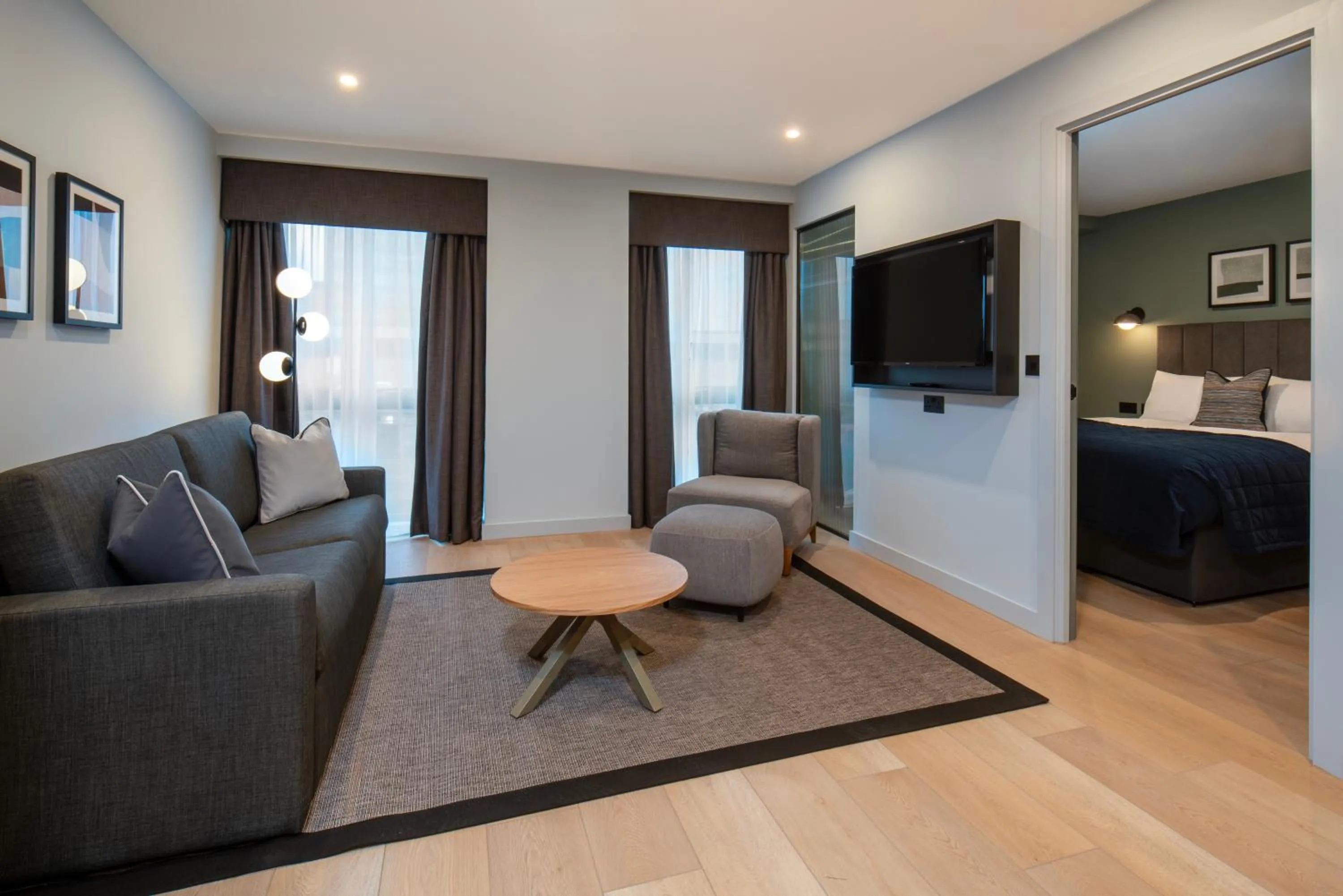 Living room in Aparthotel Birmingham