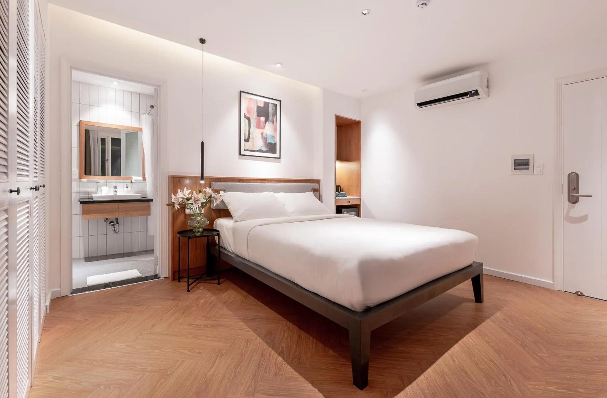 Bed in M Village Hotel Hai Bà Trưng