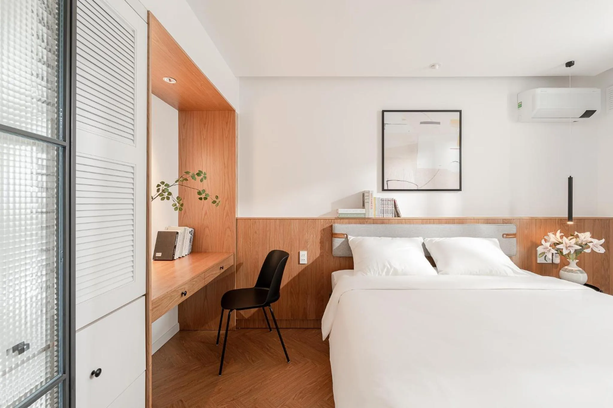 Bed in M Village Hotel Hai Bà Trưng