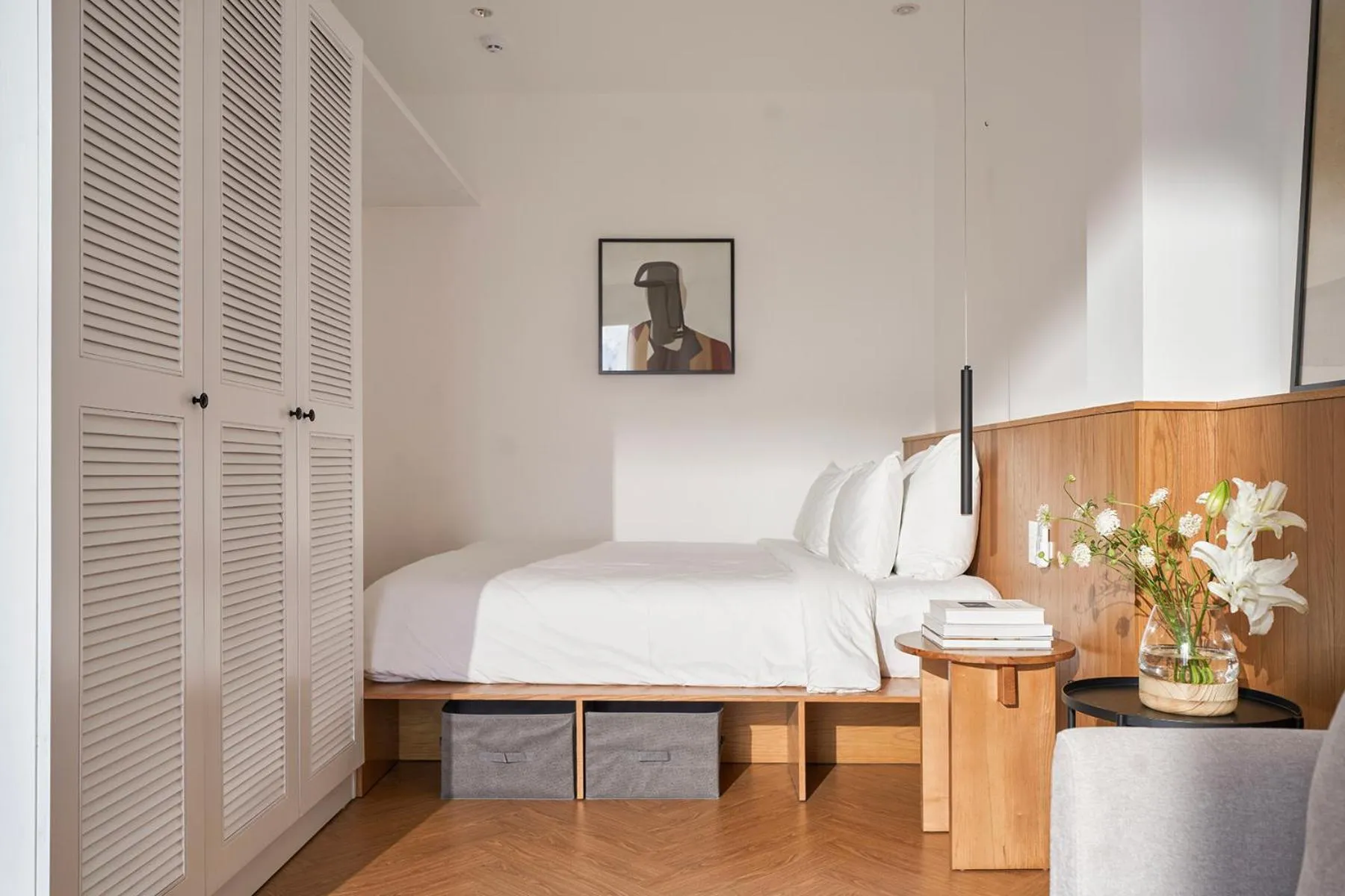 Bed in M Village Hotel Hai Bà Trưng