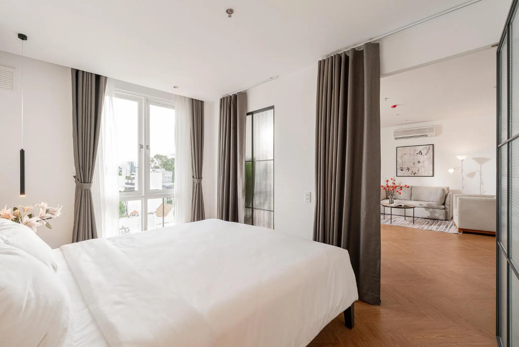 Bed in M Village Hotel Hai Bà Trưng