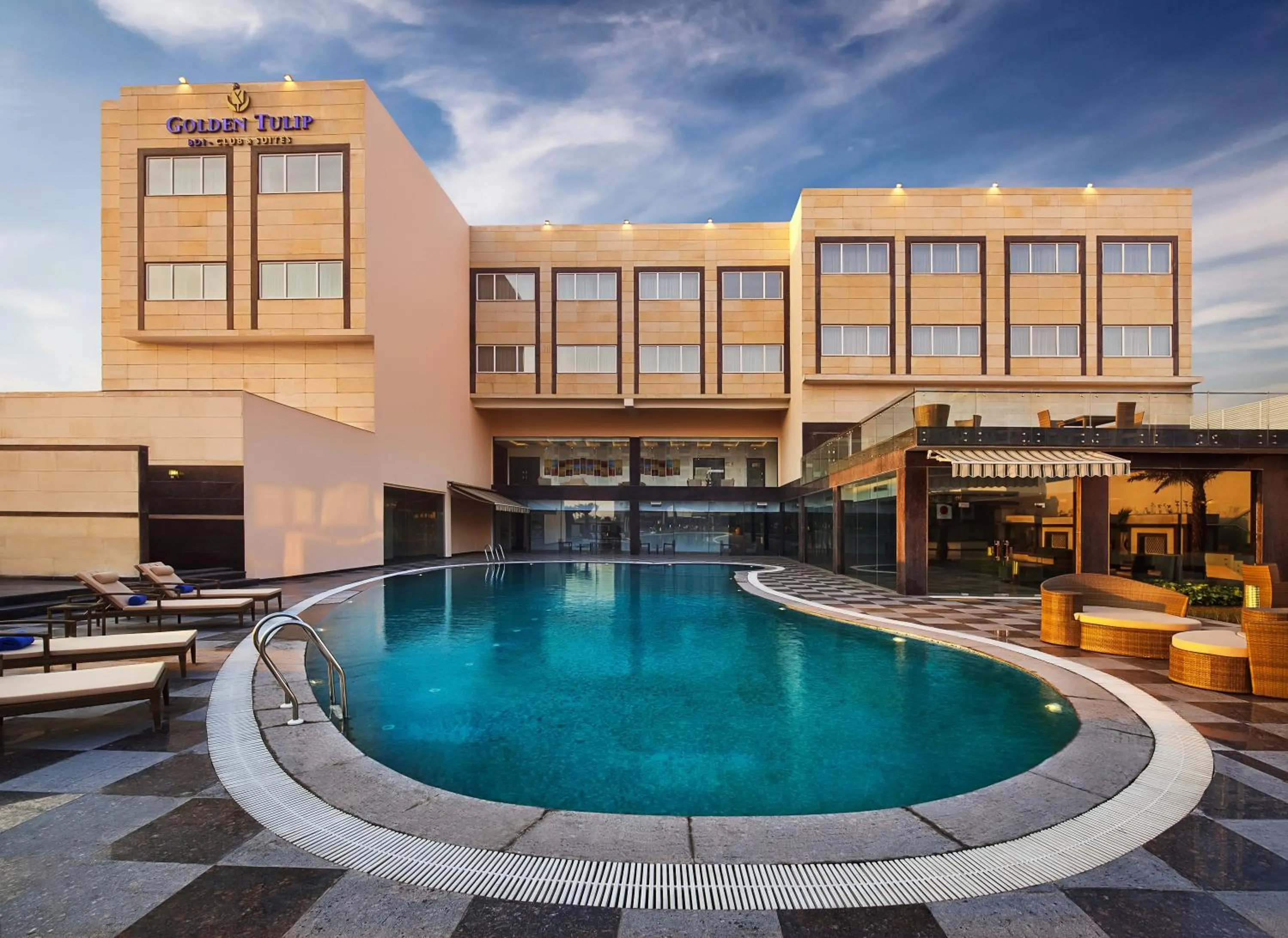 Bird's eye view in Golden Tulip Bhiwadi