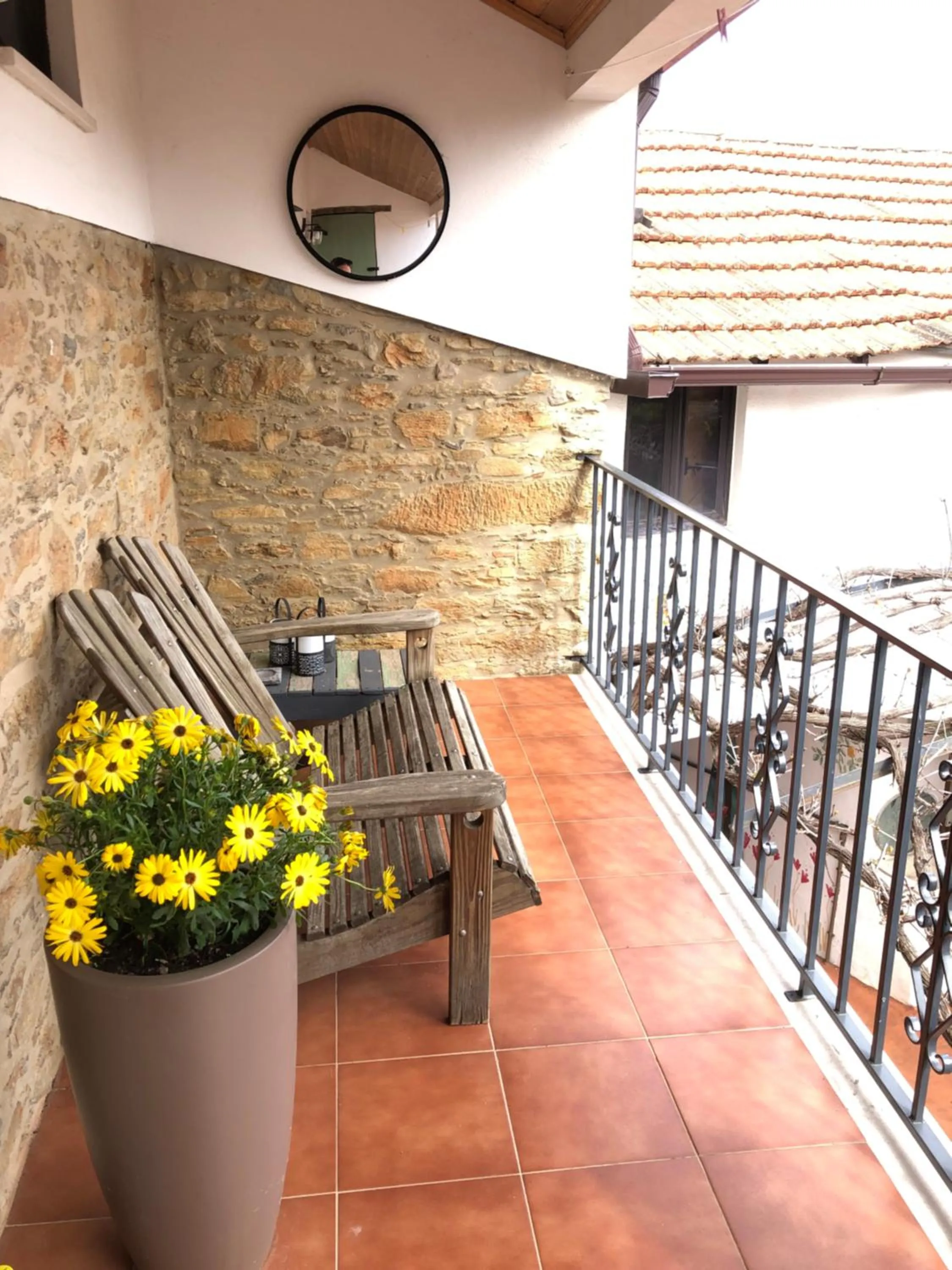 Balcony/Terrace in House Of The Three Marias