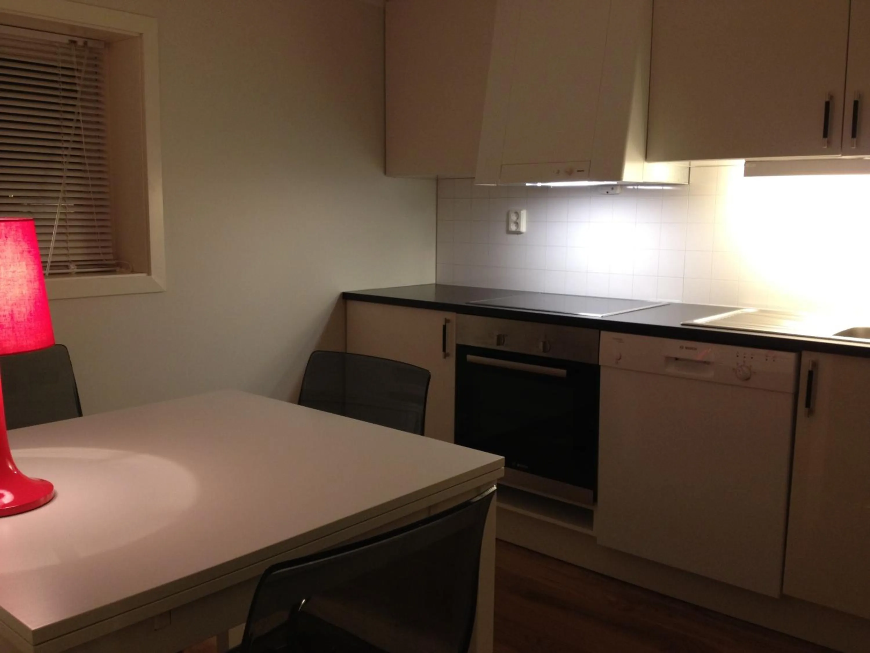 Kitchen or kitchenette in Sentrumsgården Motell AS