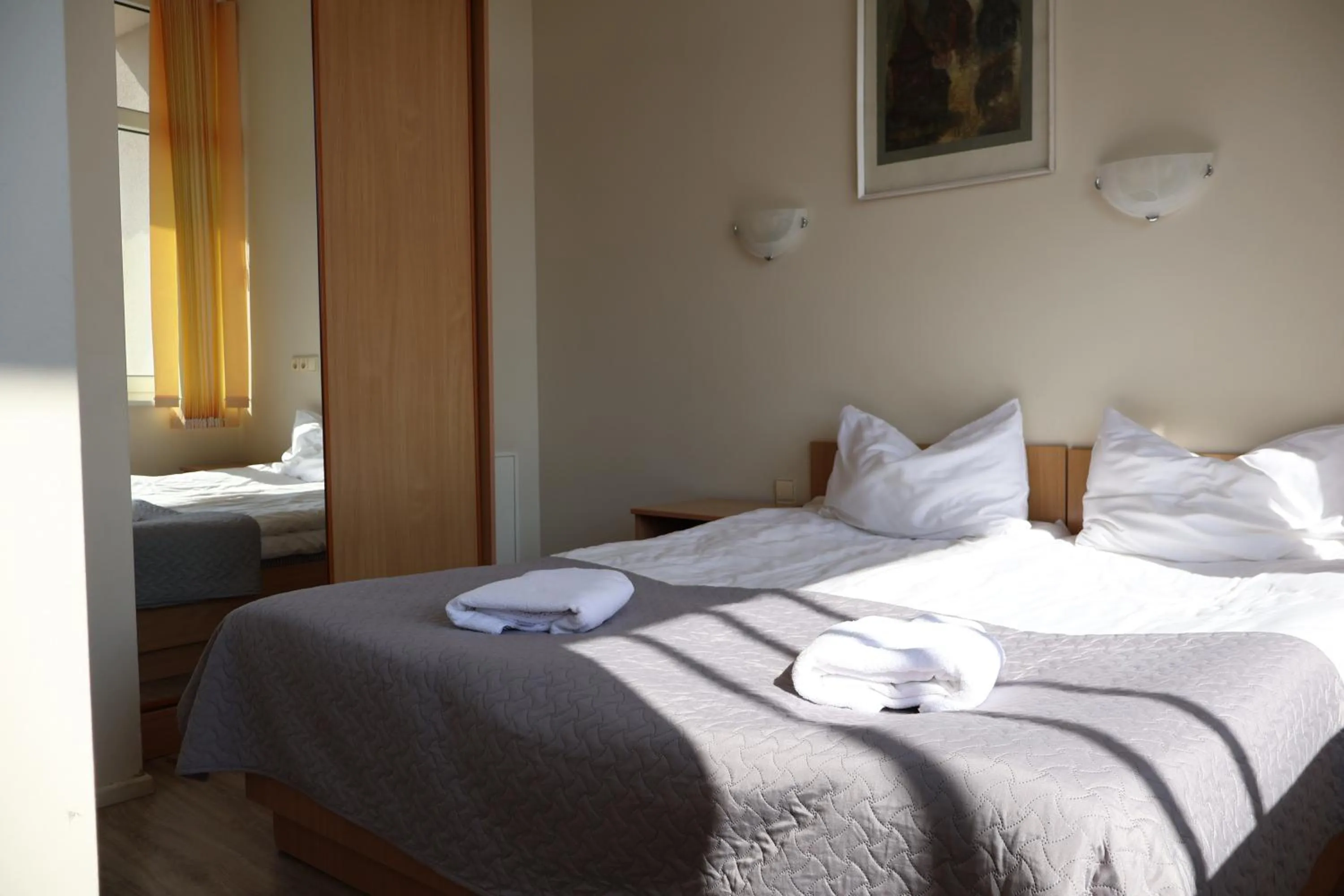 Bed in Palangos Dailė Self Check-in