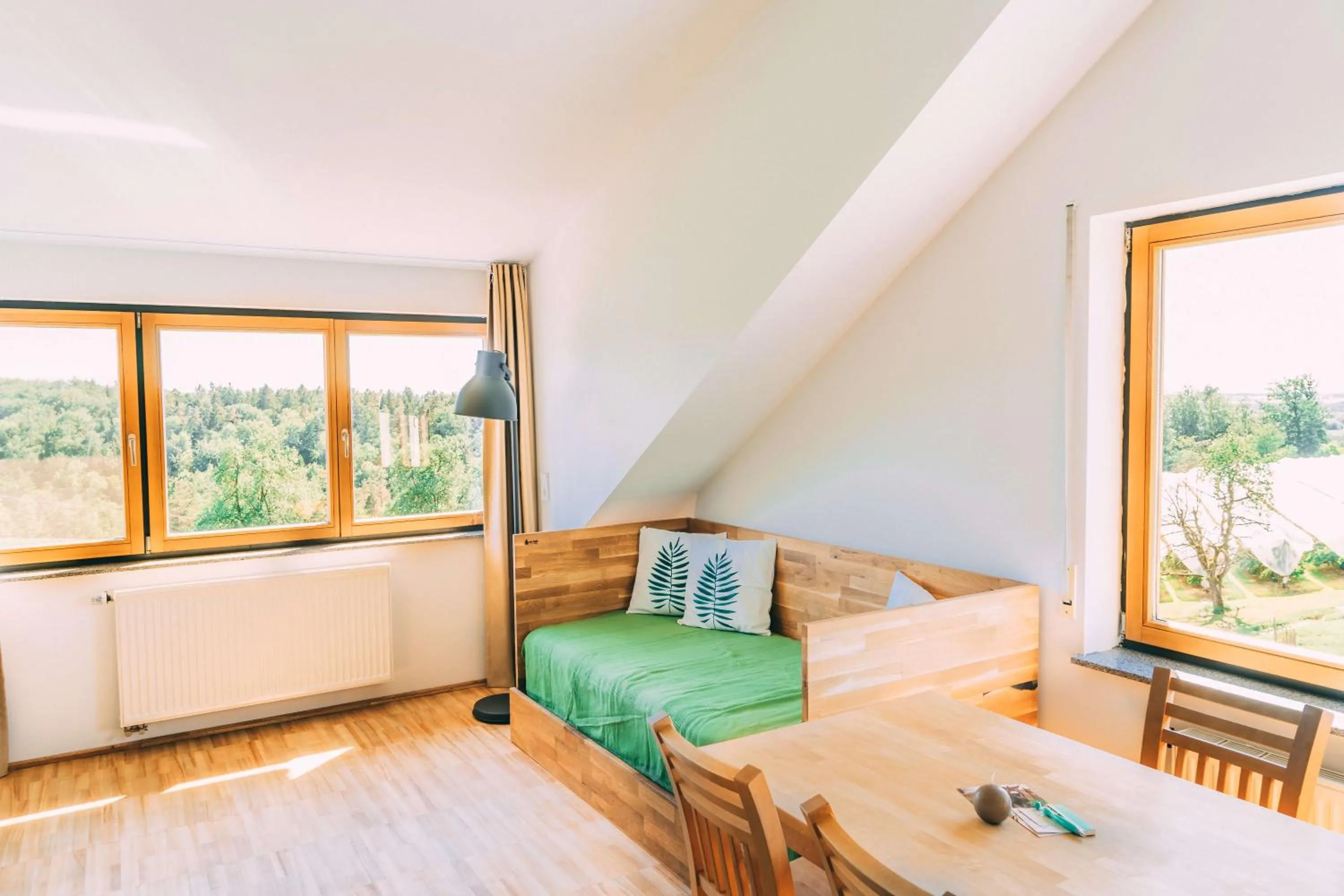 Living room, Bed in Gut Hügle Erlebnishof