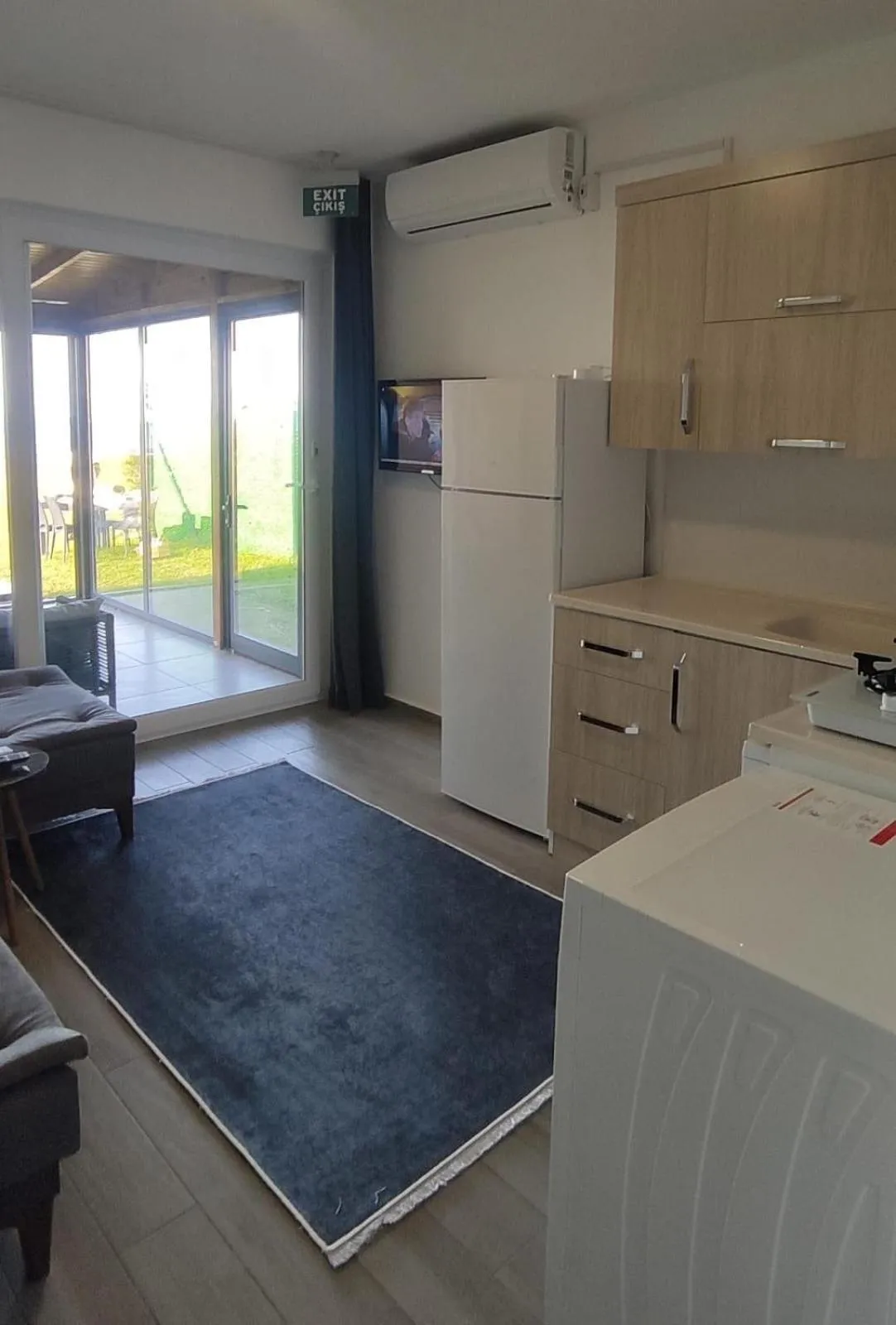 Kitchen or kitchenette in Eva tatil evleri