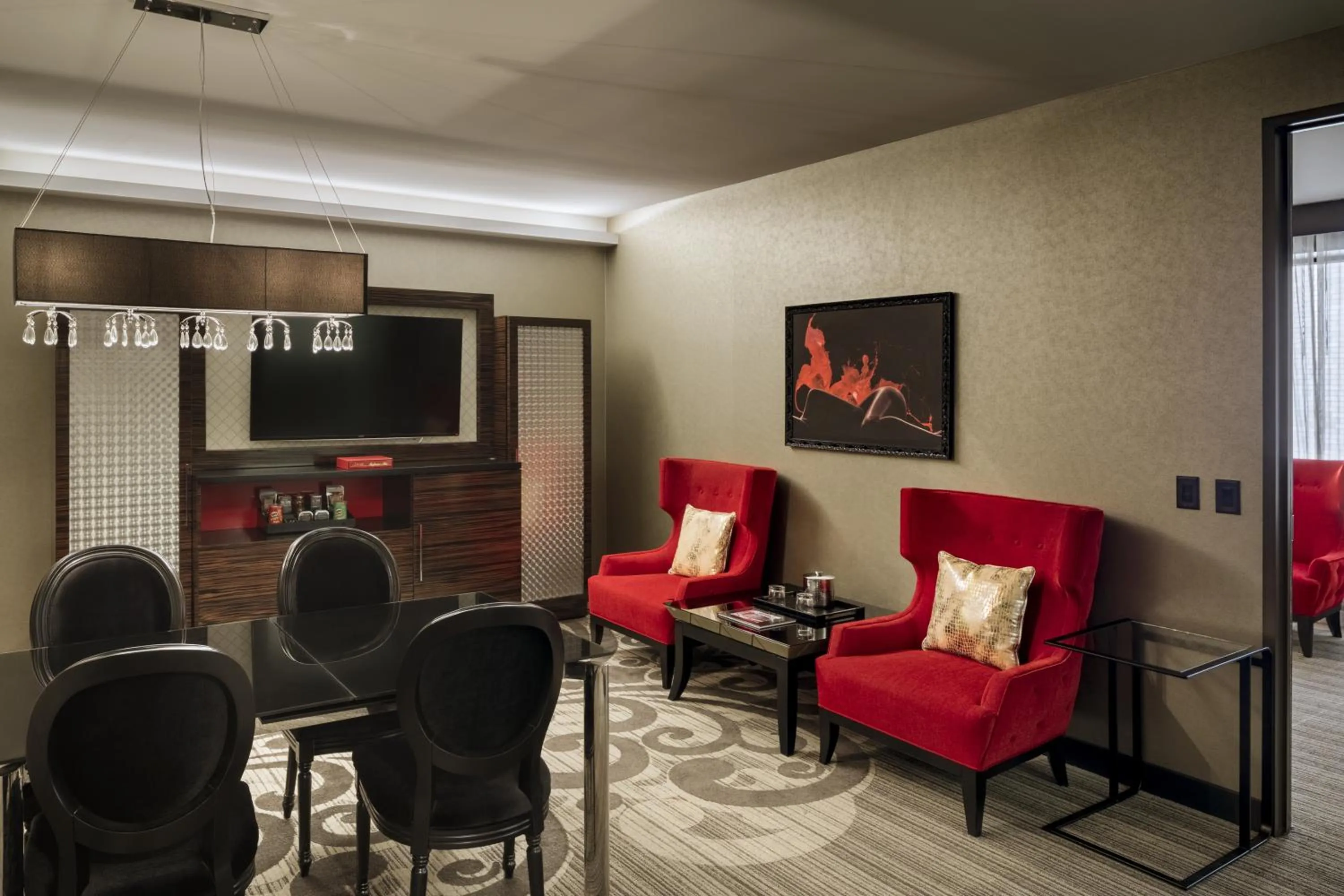 Living room in Metropolitan at The 9, Autograph Collection