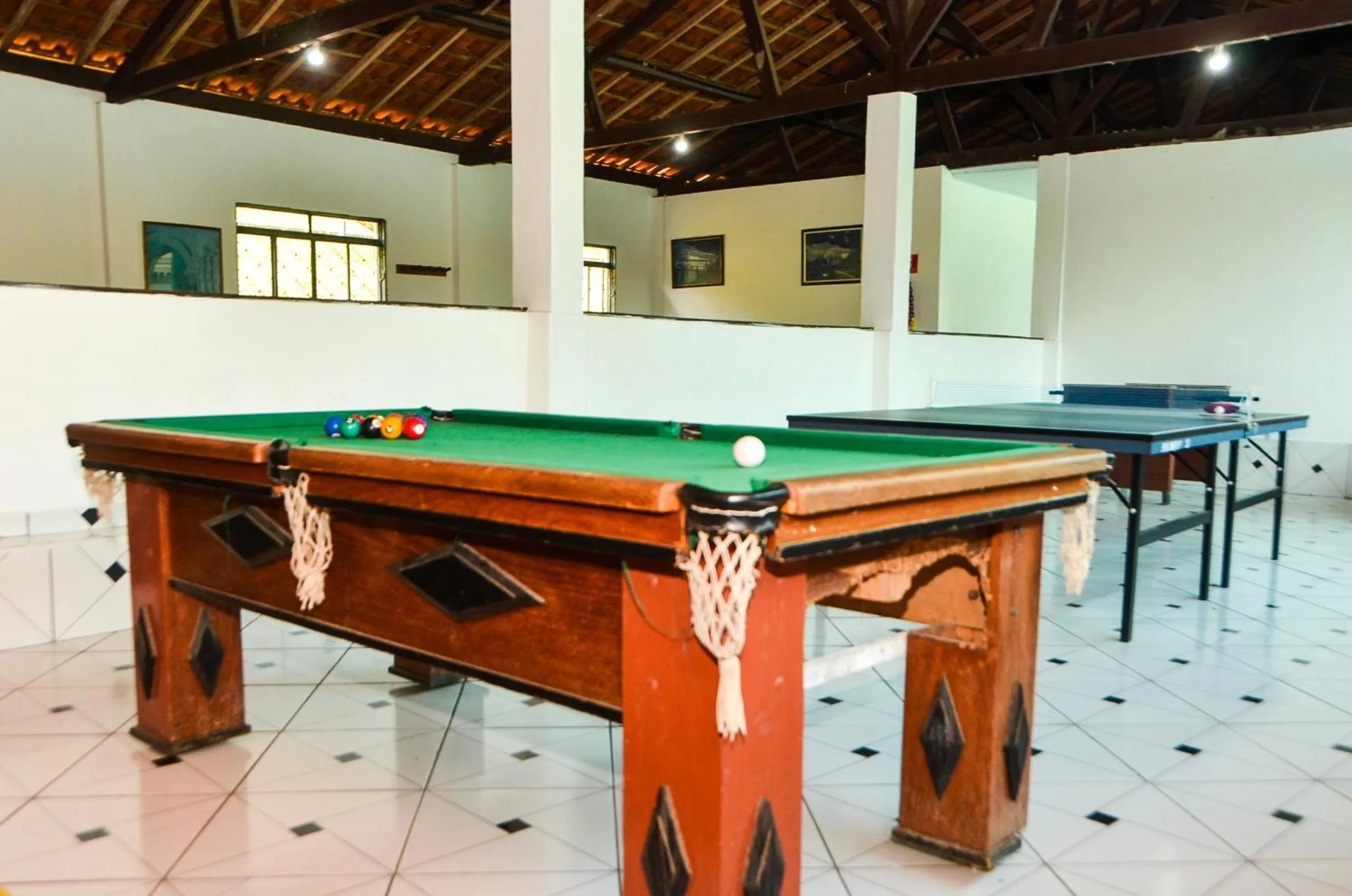 Billiard in Hotel Fazenda Villa Galicia