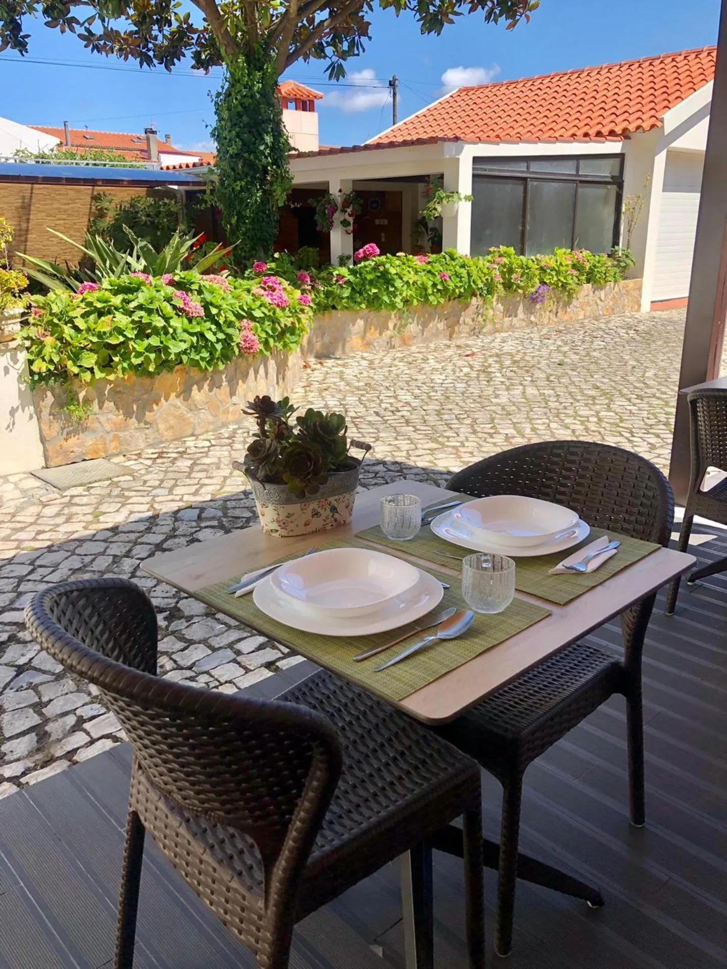 Patio in Granny´s Guesthouse