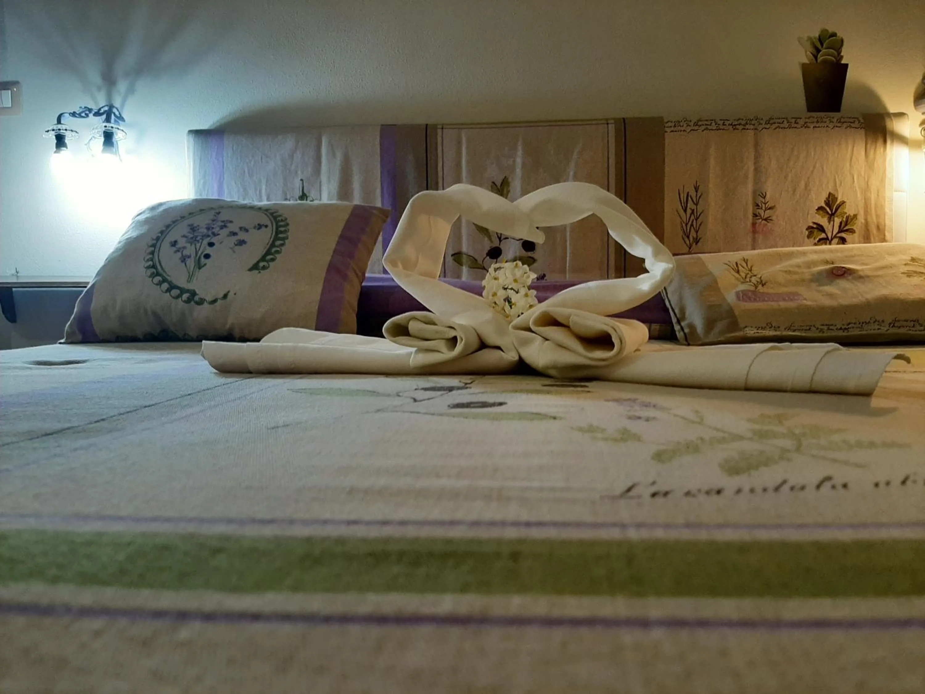 Bed in casa di campagna dal pozzo