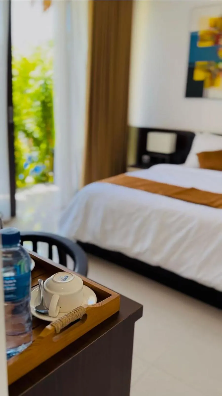 Bed in Maliqa Villas Nusa Penida