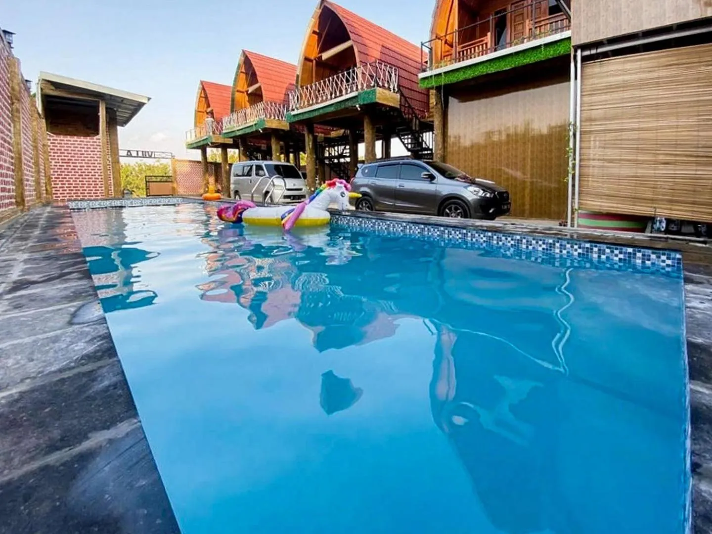 Swimming pool in The Lavana Villa LDR Bandar Lampung