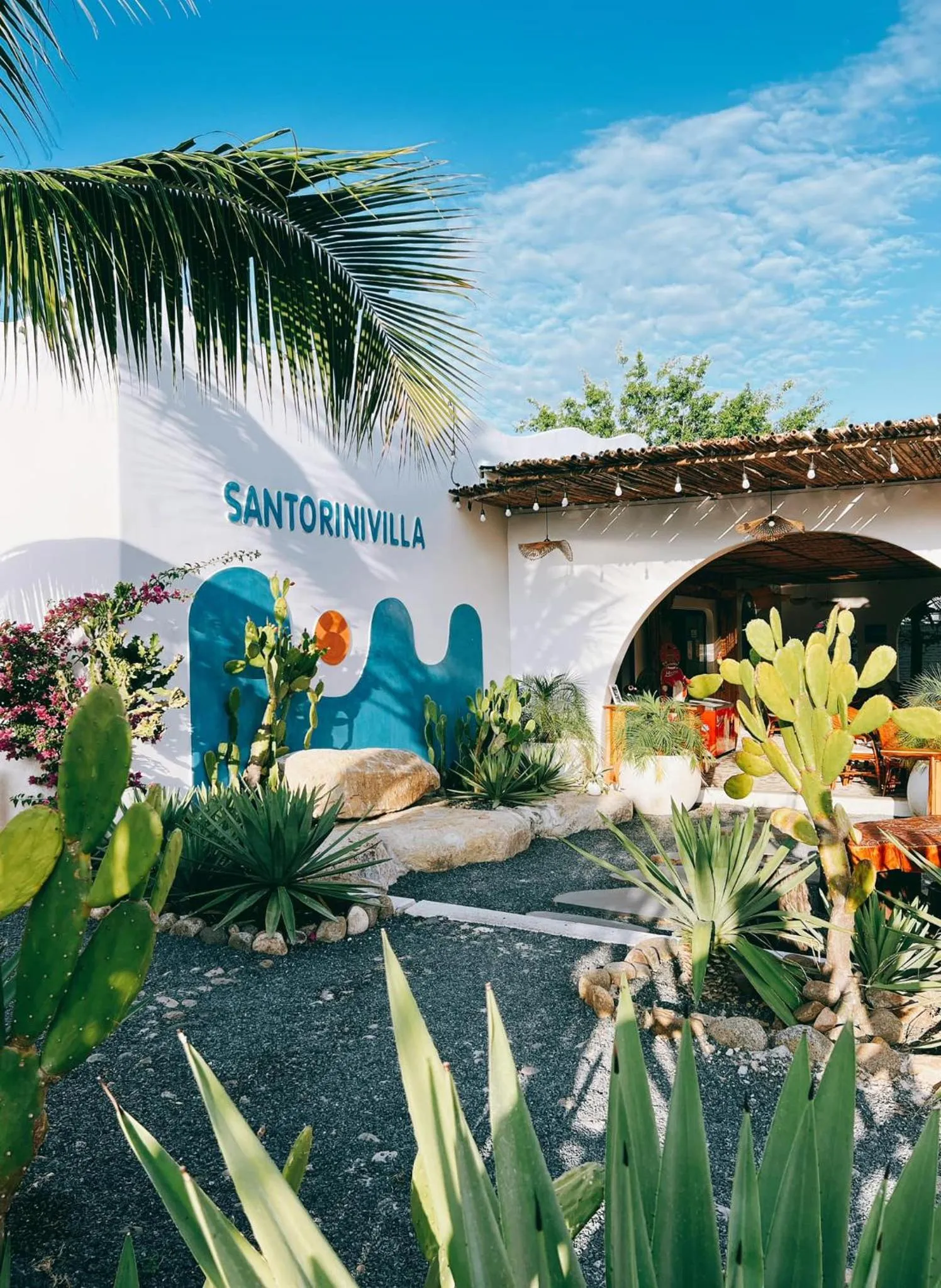 Natural landscape in Santorini Villa Cam Ranh