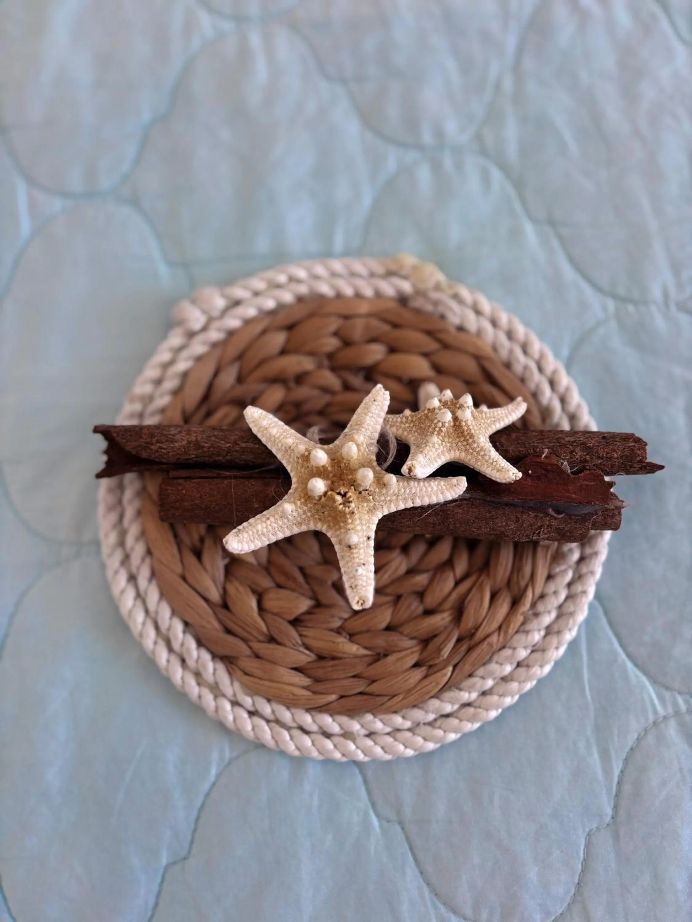 Bed in Santorini Villa Cam Ranh