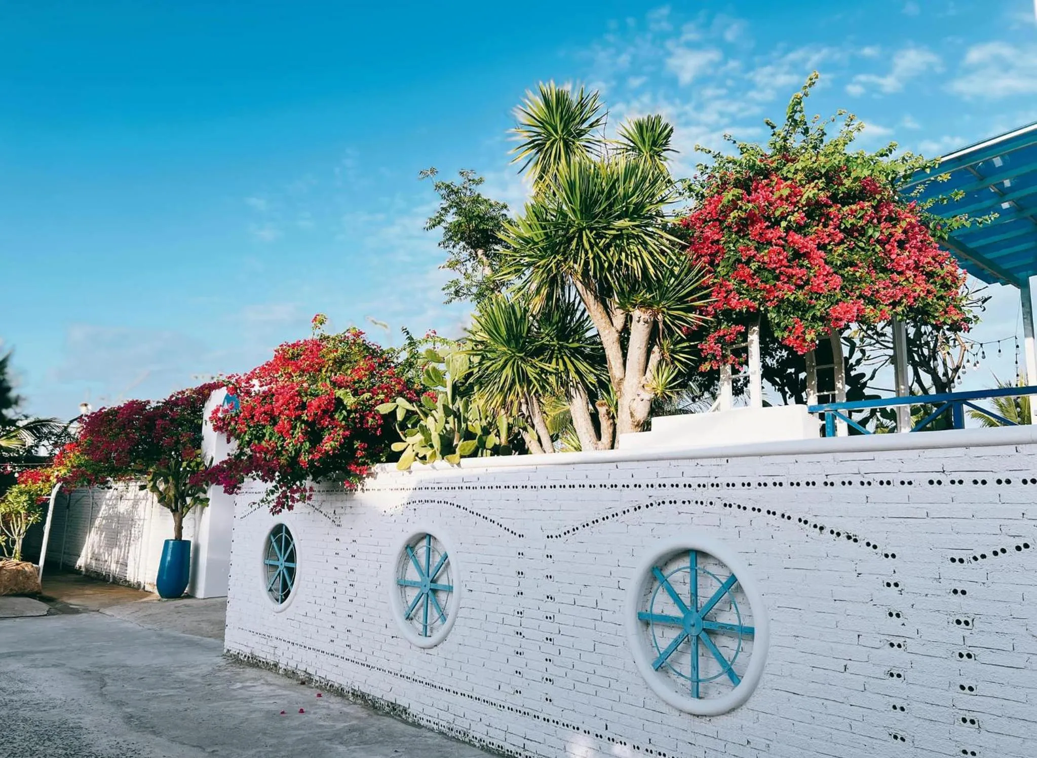 Natural landscape in Santorini Villa Cam Ranh