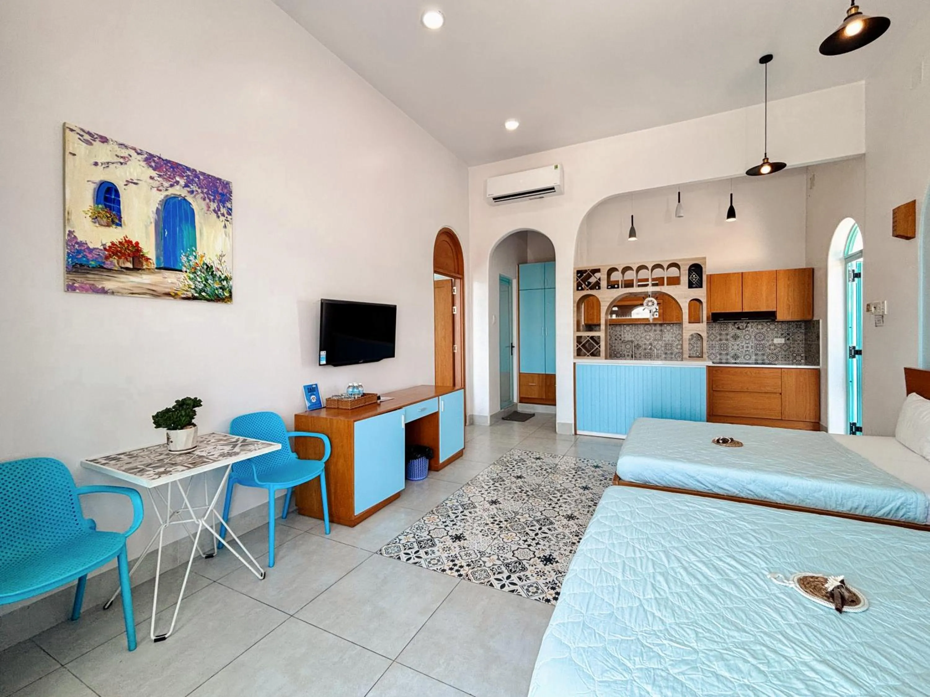 furniture in Santorini Villa Cam Ranh