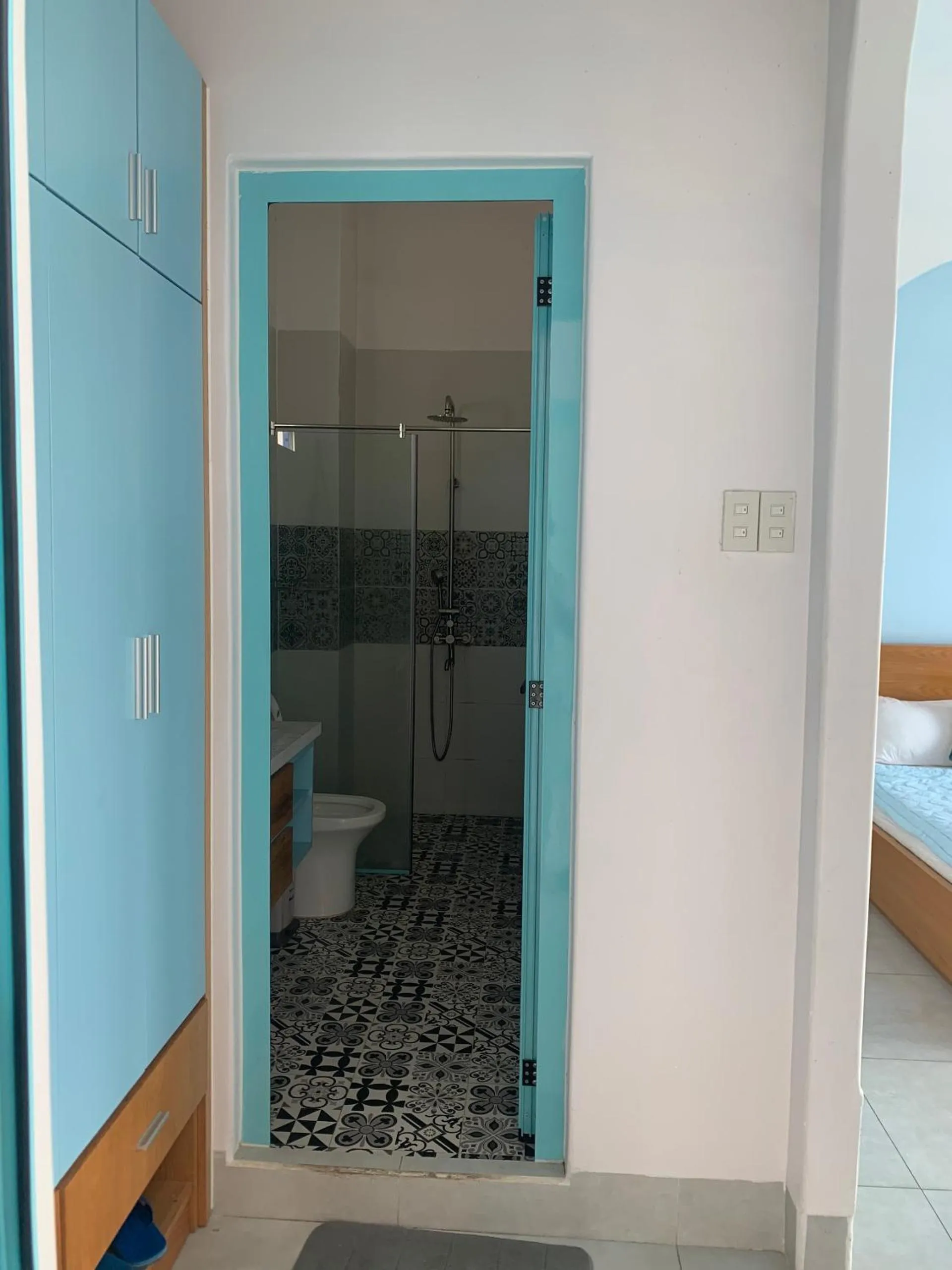 Toilet in Santorini Villa Cam Ranh