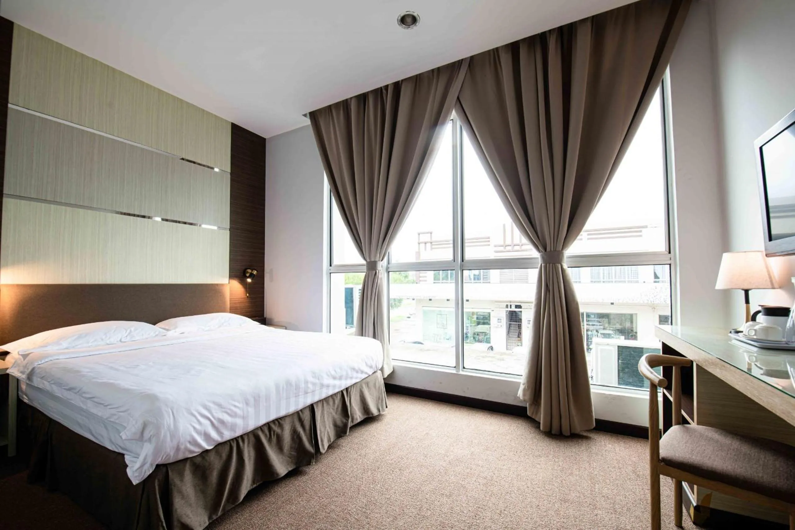 Bedroom, Bed in Hotel Meliden