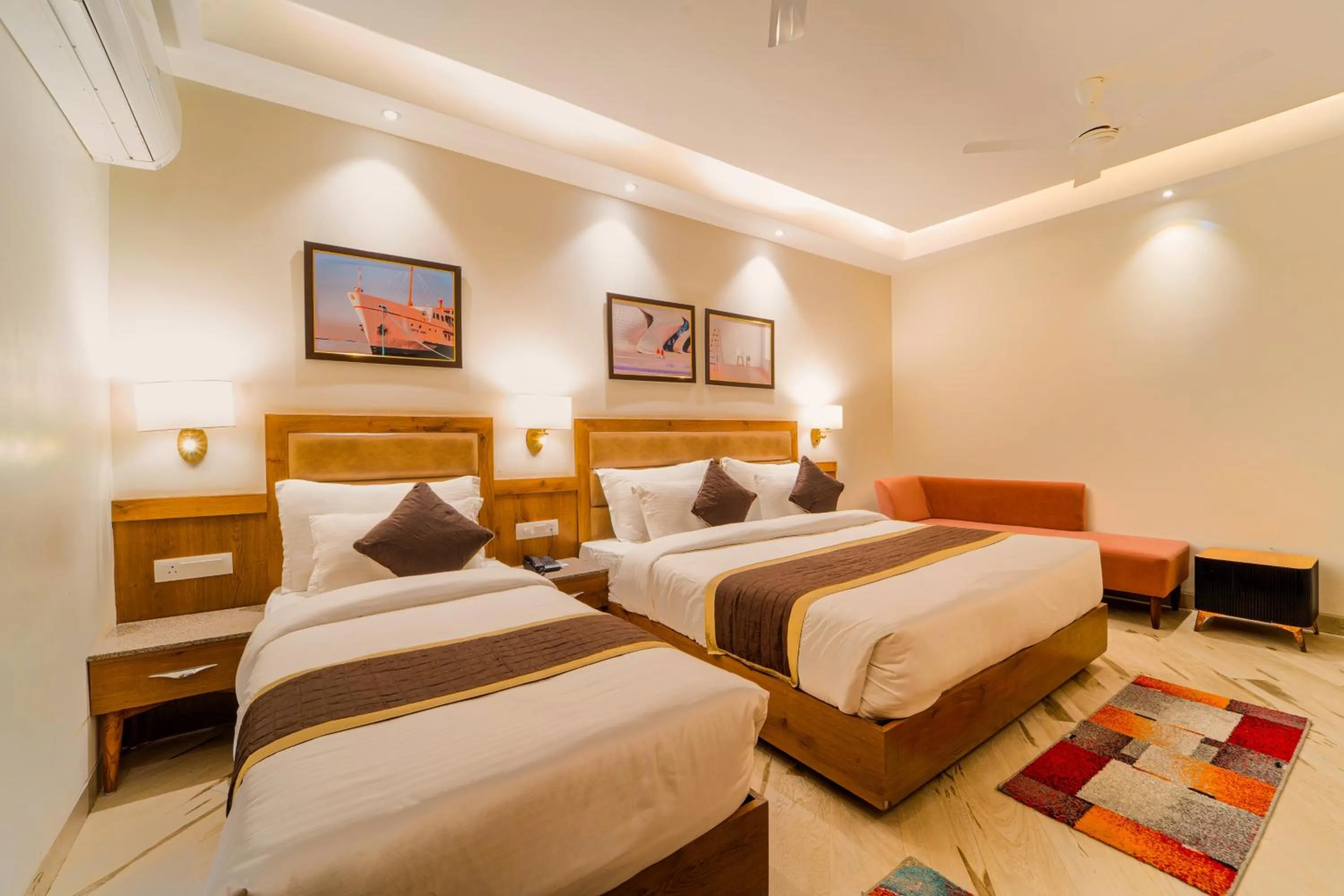 Bed in Hotel The Grand Dewan