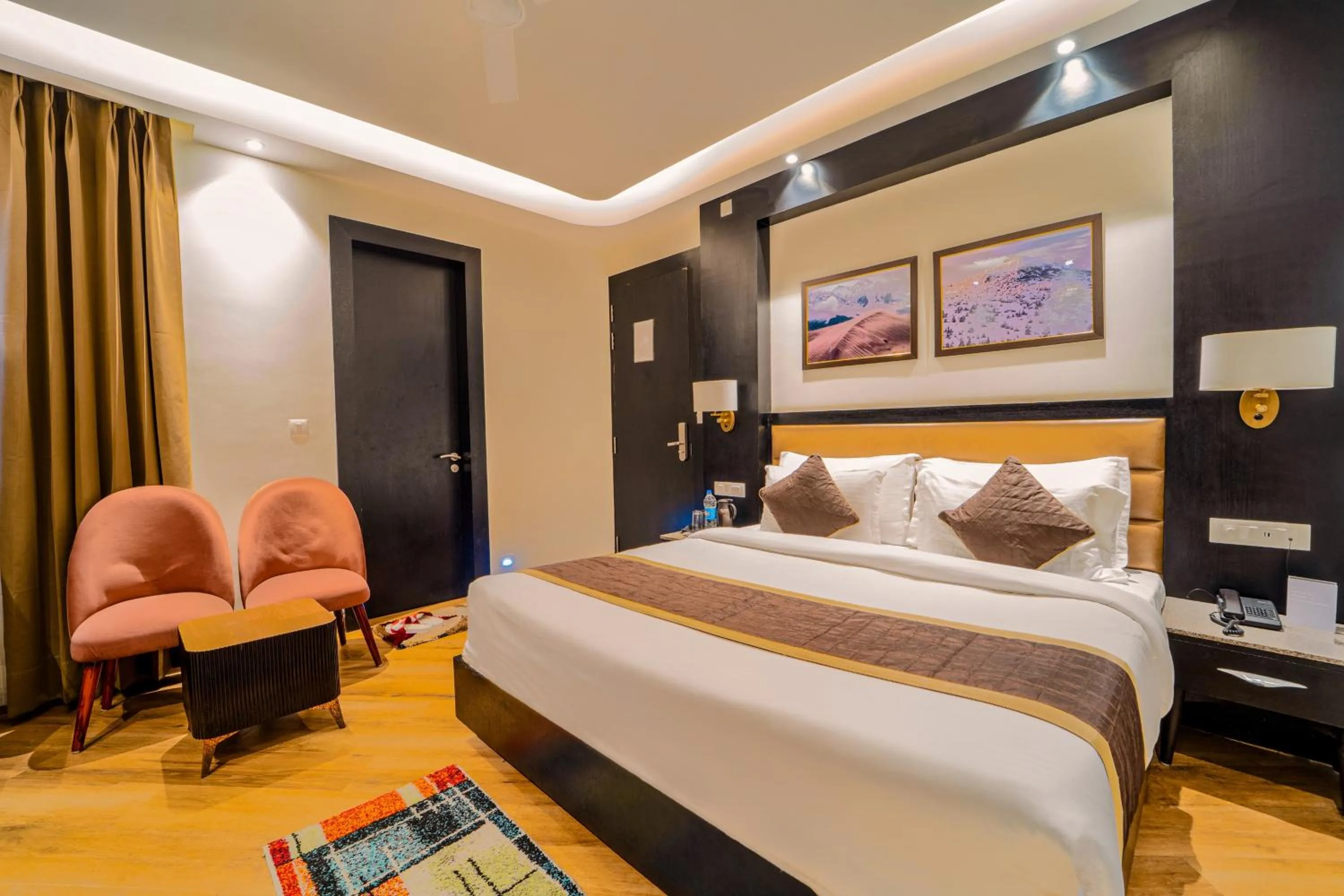 Bed in Hotel The Grand Dewan