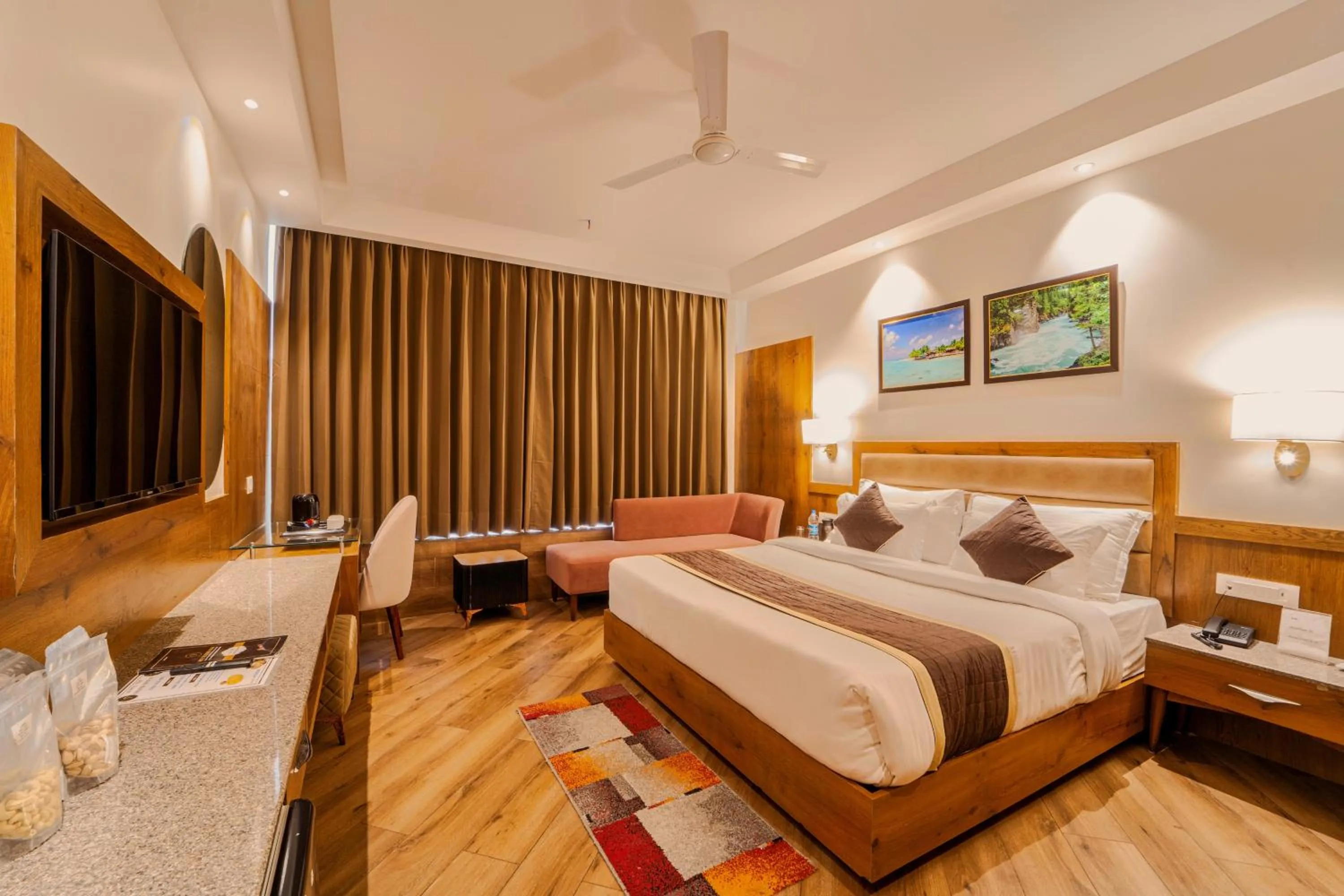 Bed in Hotel The Grand Dewan