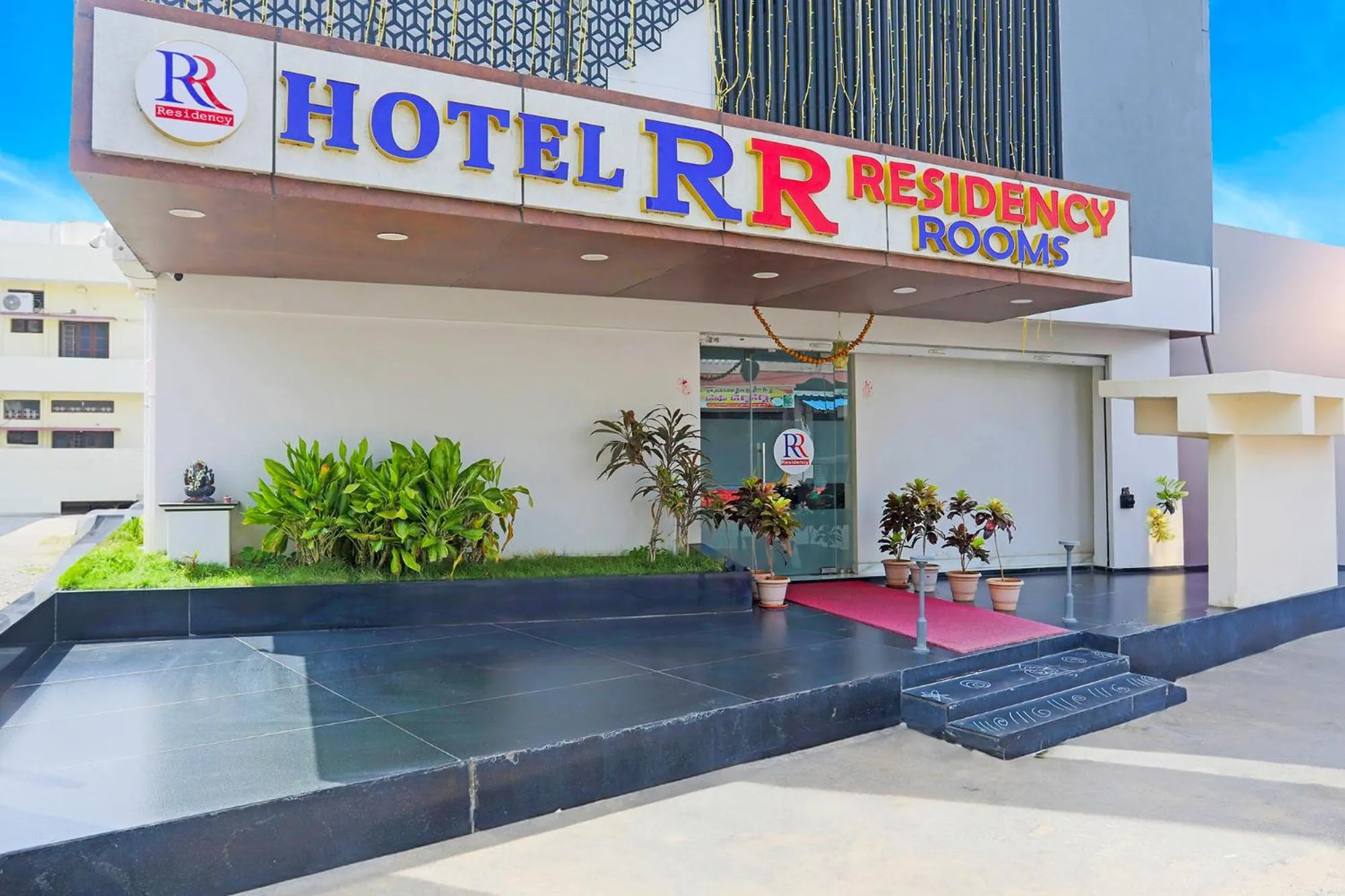 Facade/entrance in FabHotel RR Residency I - Nr Khammam Bus Stand