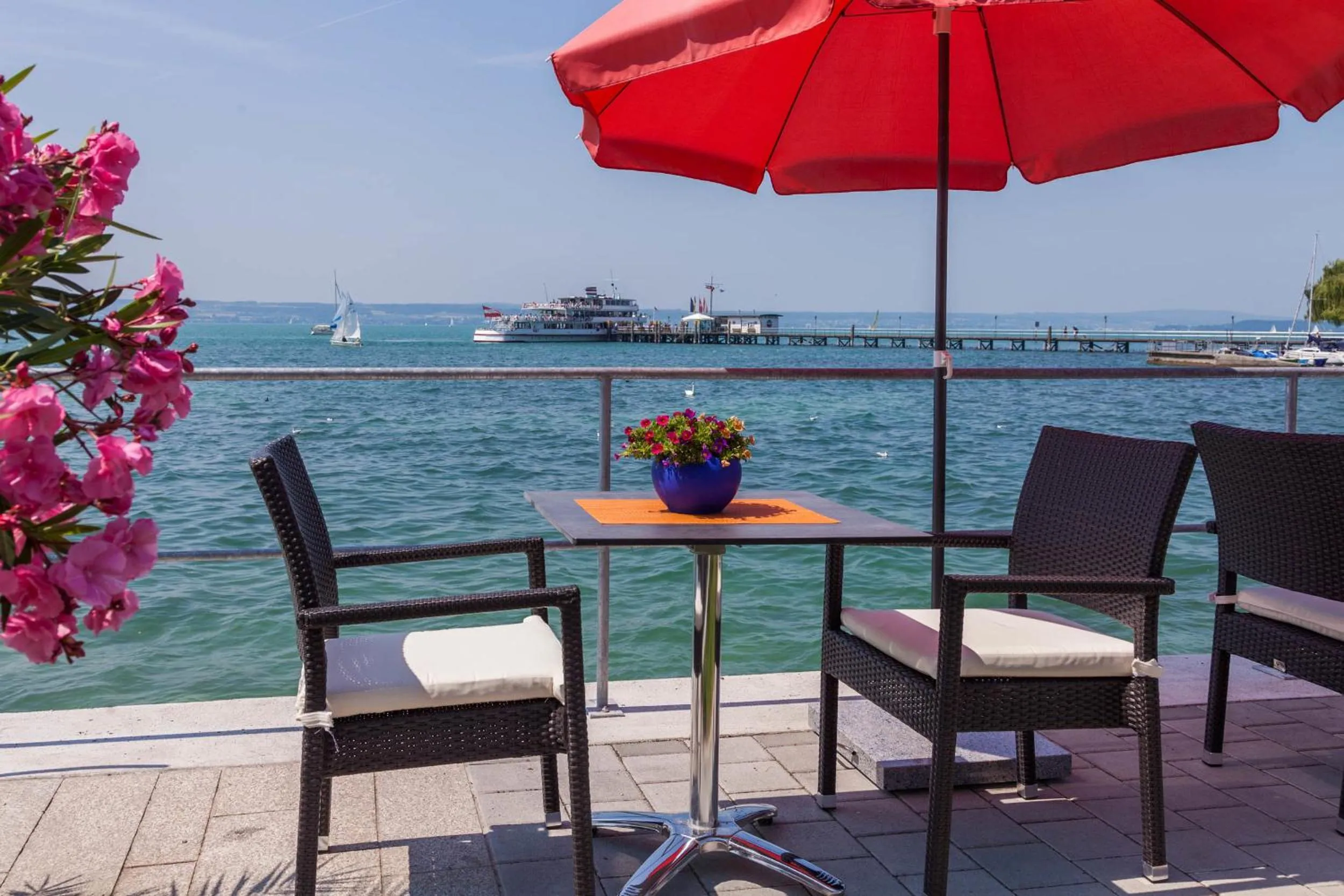 Balcony/Terrace in Seehotel BelRiva