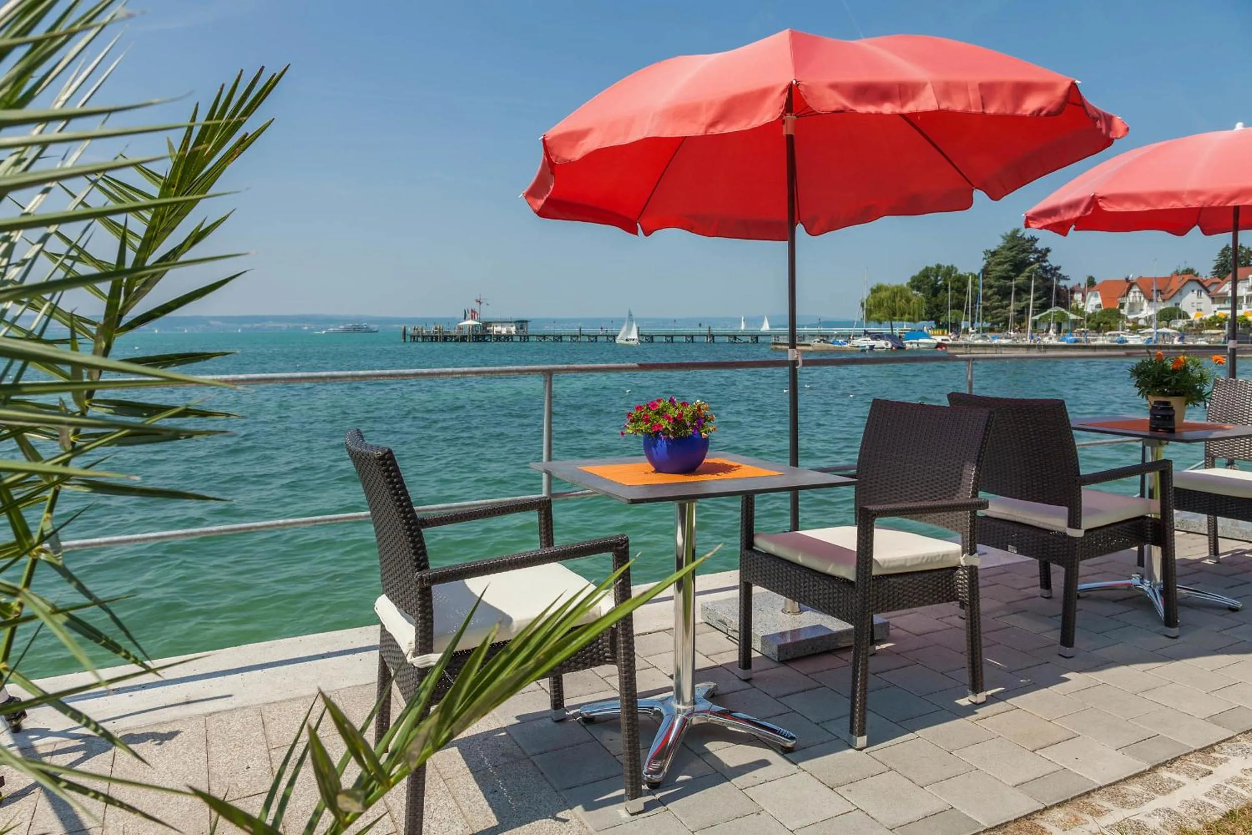 Balcony/Terrace in Seehotel BelRiva