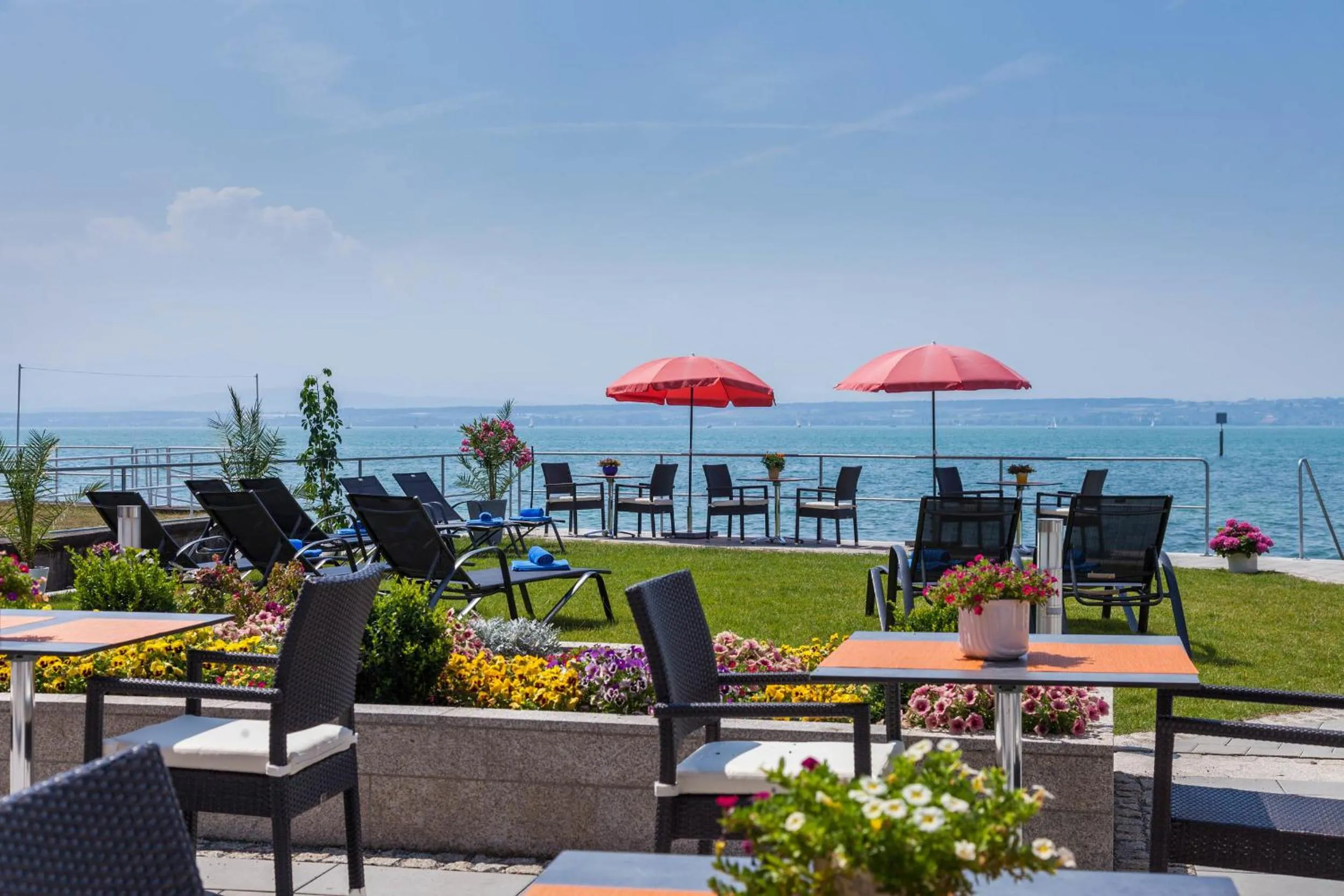 Balcony/Terrace in Seehotel BelRiva