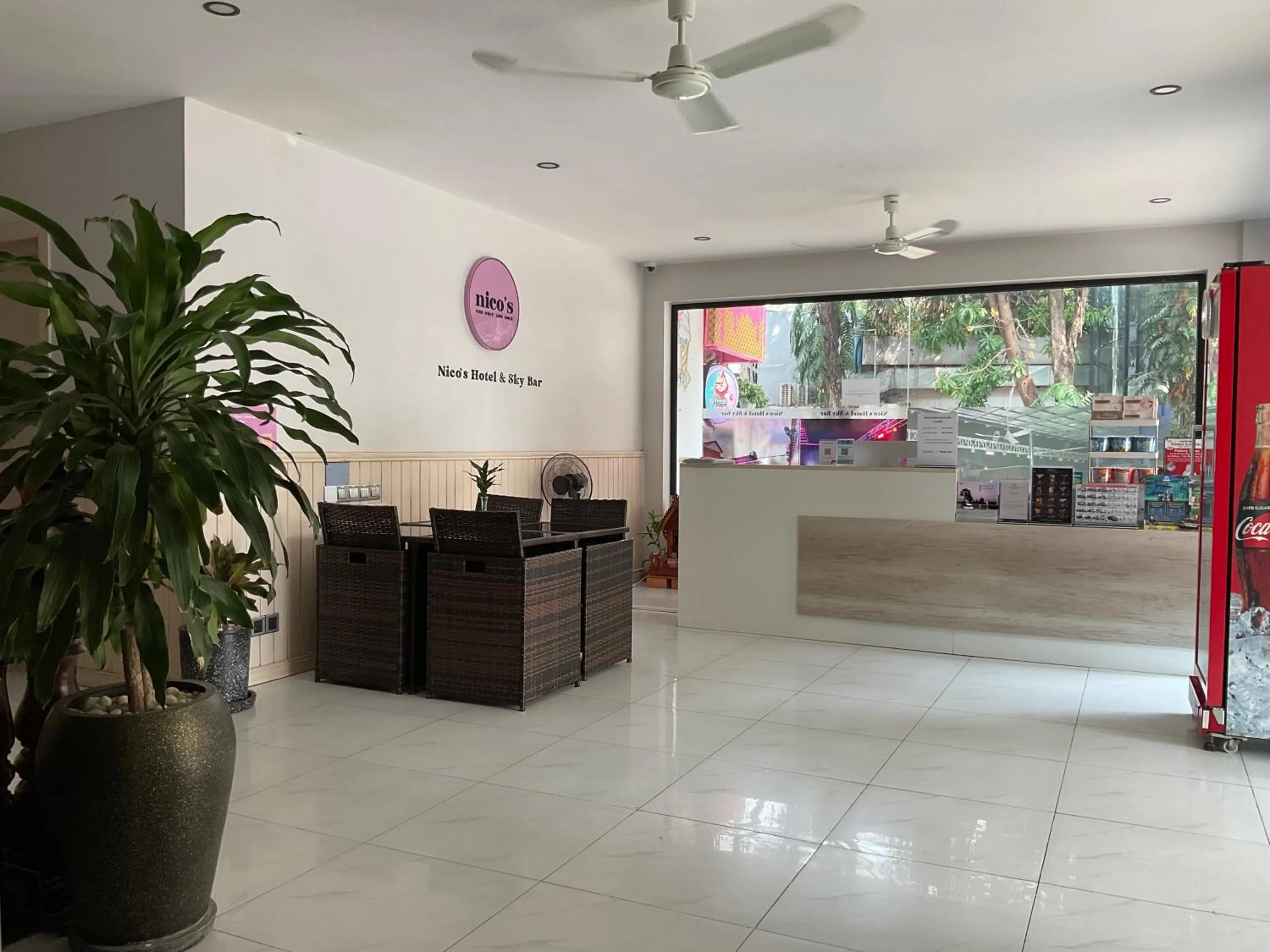 Lobby or reception in Nico’s Hotel and SkyBar
