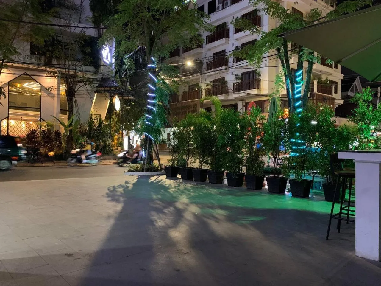 Property building in Nico’s Hotel and SkyBar