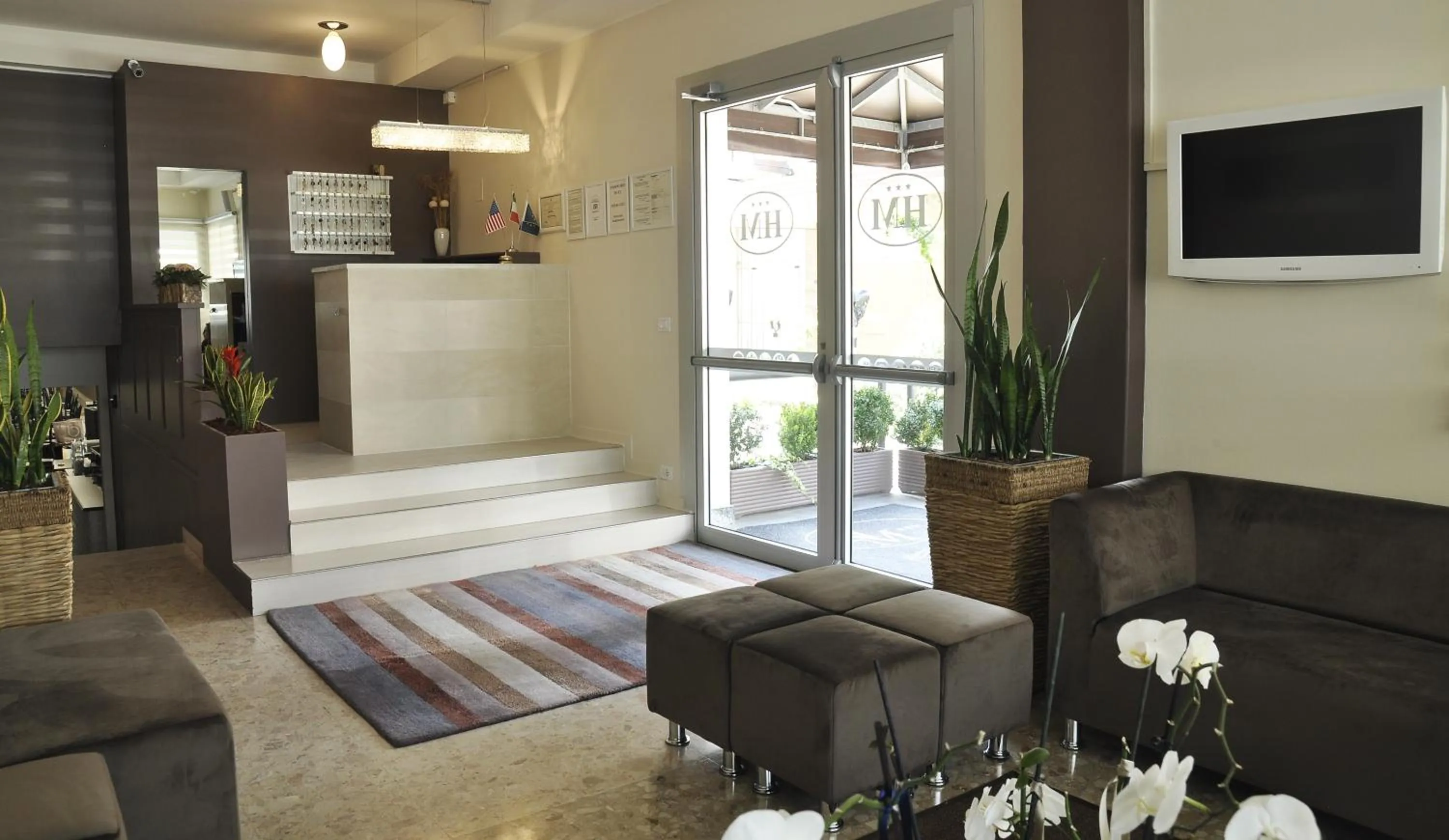 Lobby or reception in Hotel Madera