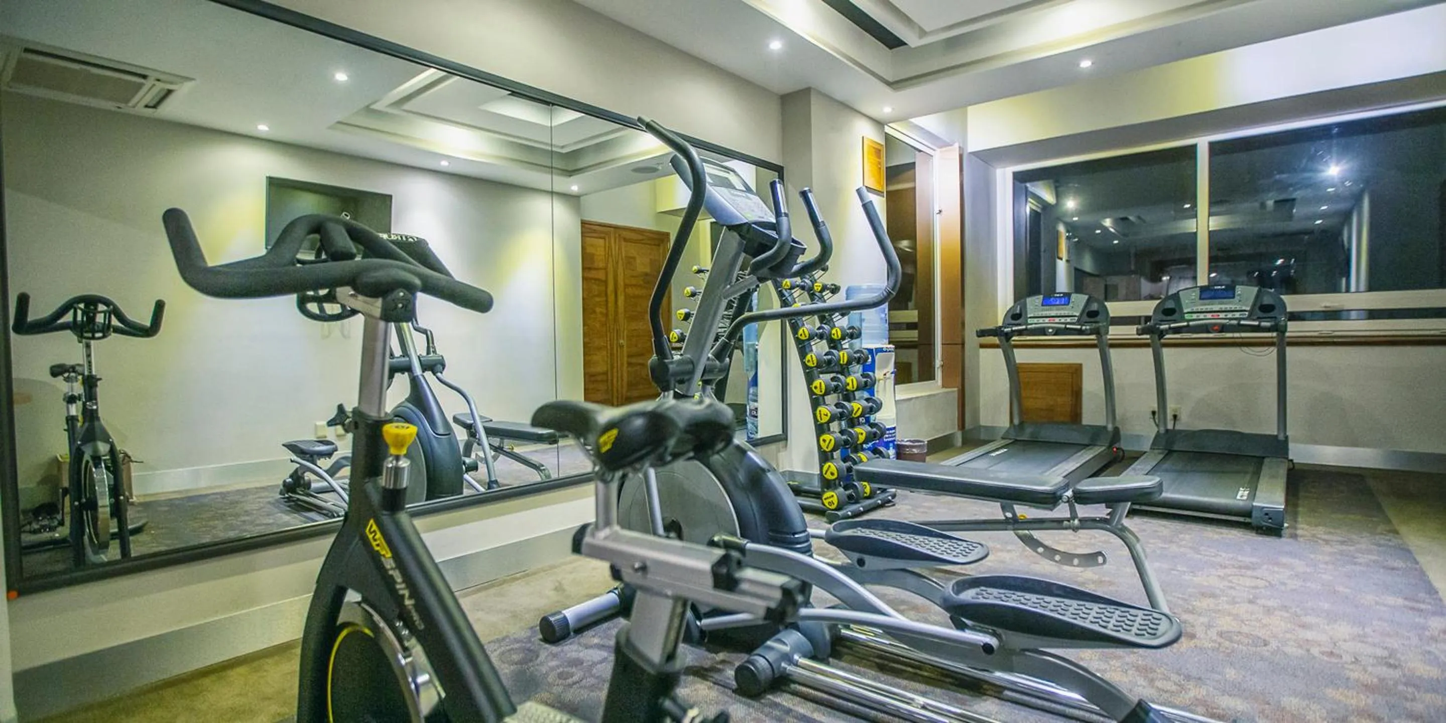 Fitness centre/facilities in JF Grand Puebla