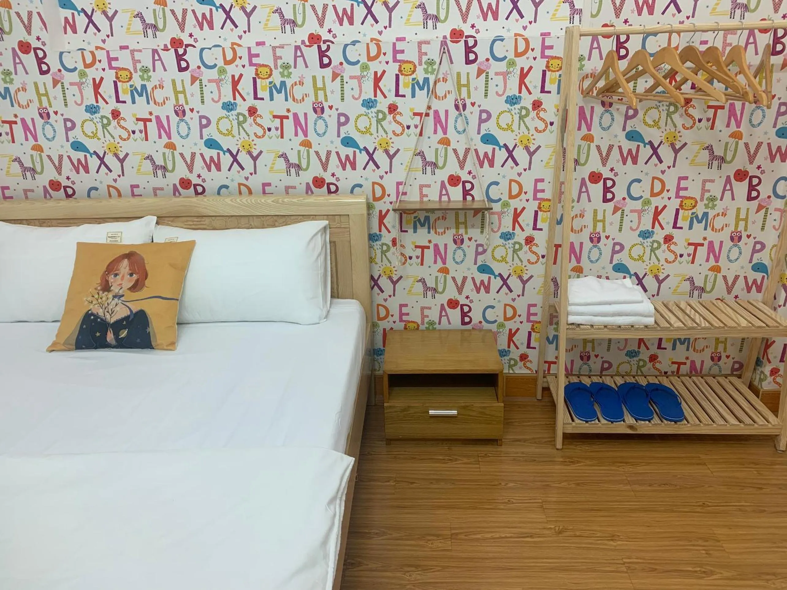 Bed in Villa sân vườn Misa