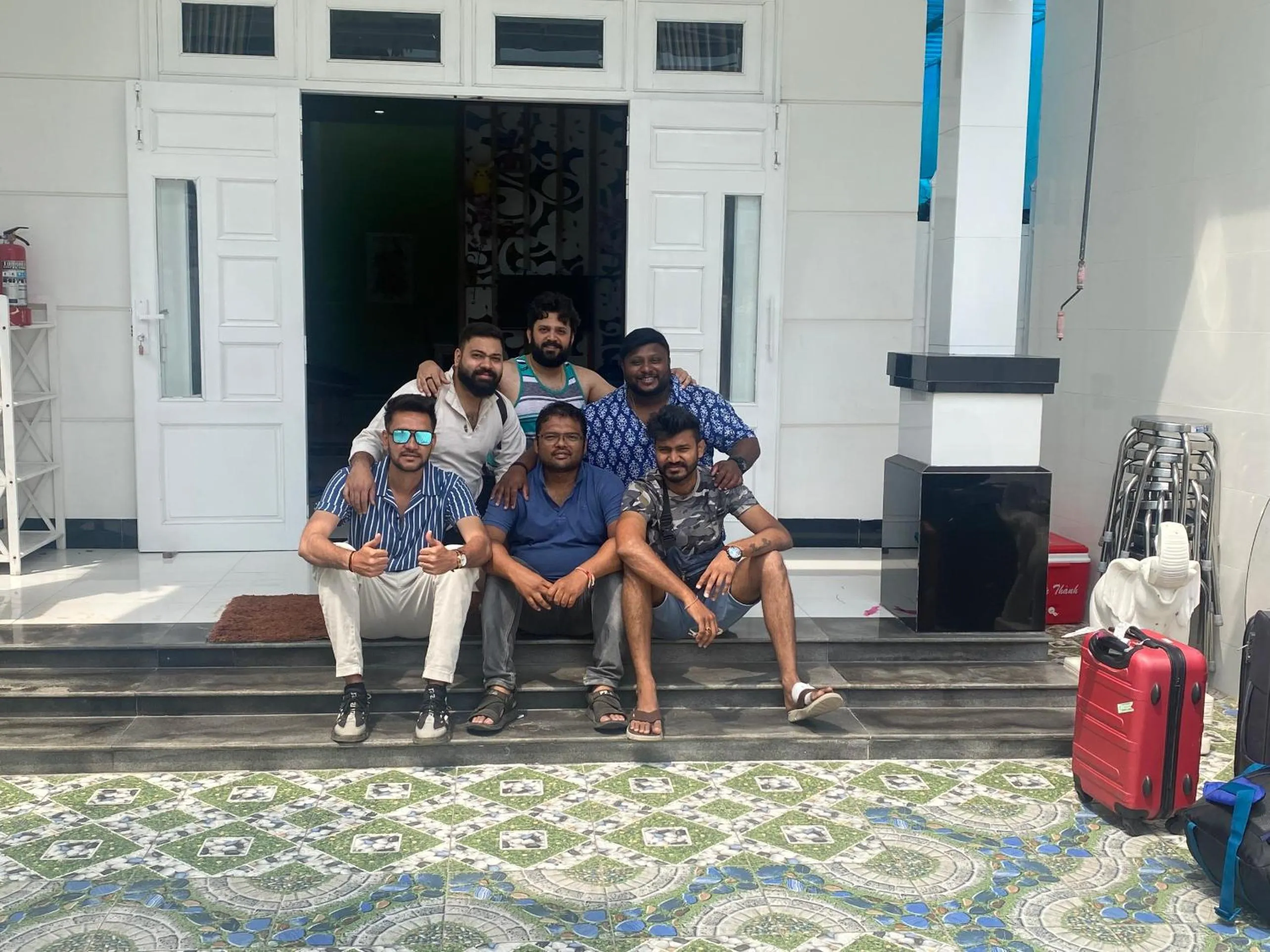 group of guests in Villa sân vườn Misa